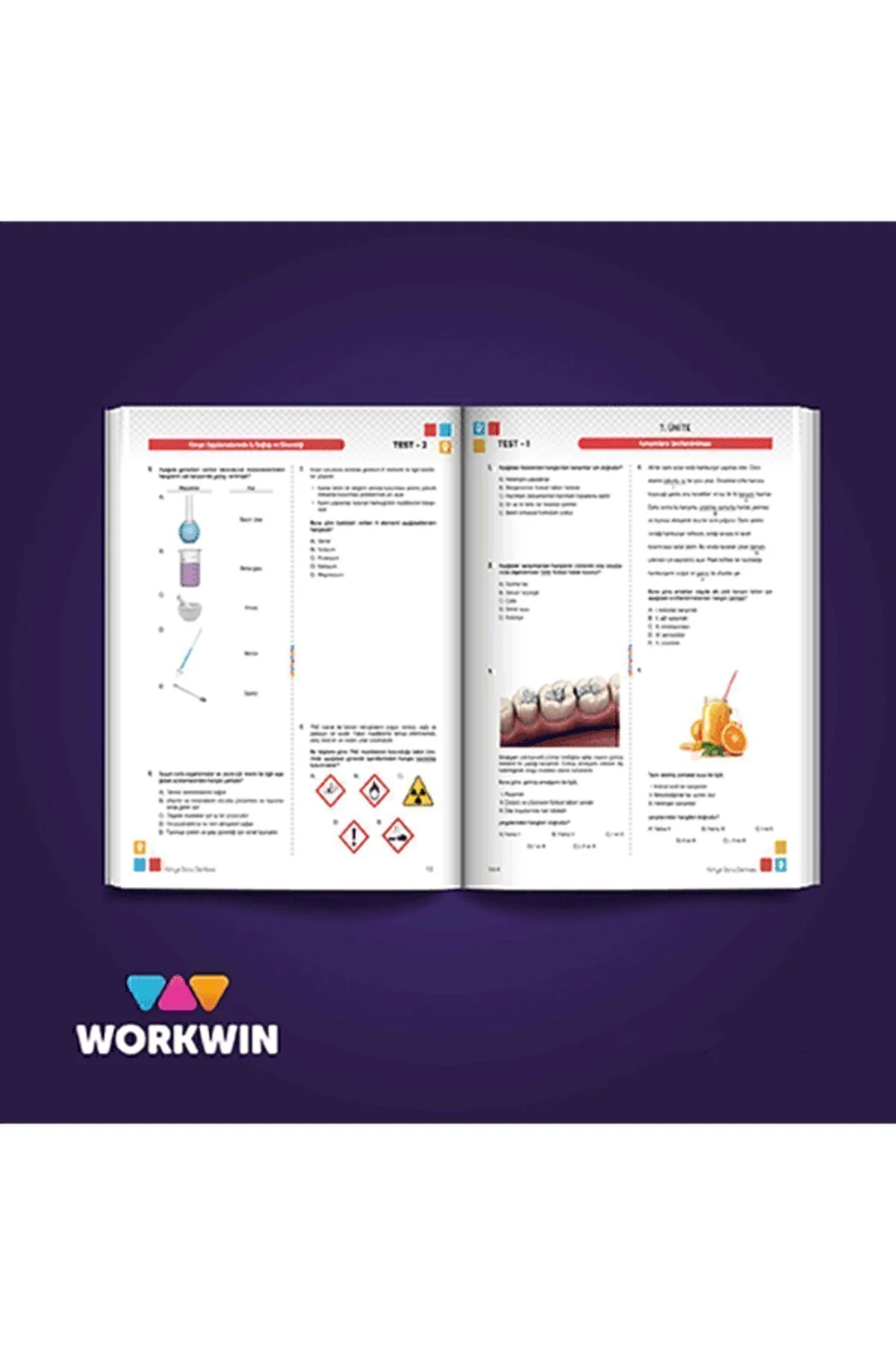 TYT Kimya Yeni Nesil Soru Bankası Workwin Plus - workwin Görsel 3