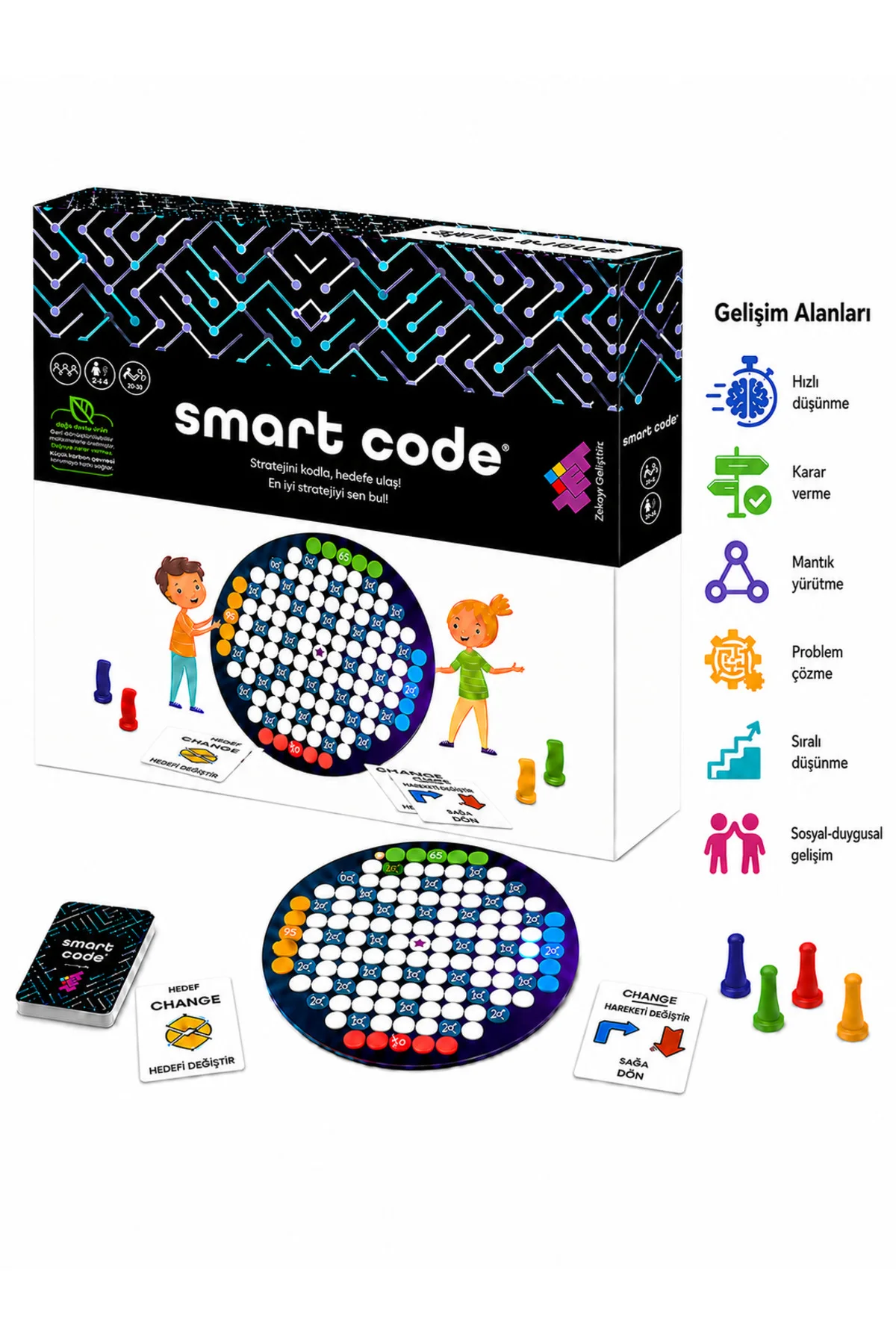 Smart Code Kodlama Oyunu 6 Yaş 4 Oyuncu - Zetzeka Görsel 6