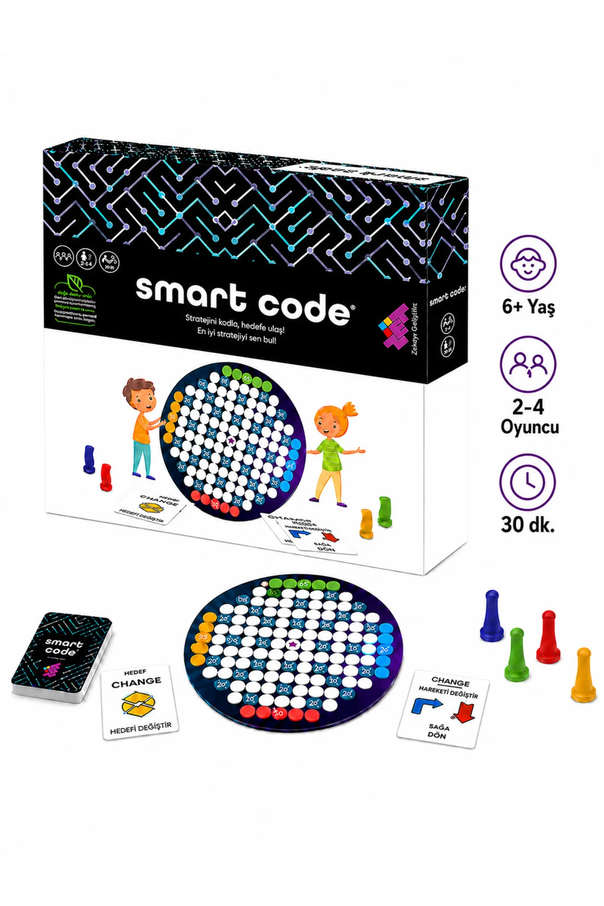 Smart Code Kodlama Oyunu 6 Yaş 4 Oyuncu
