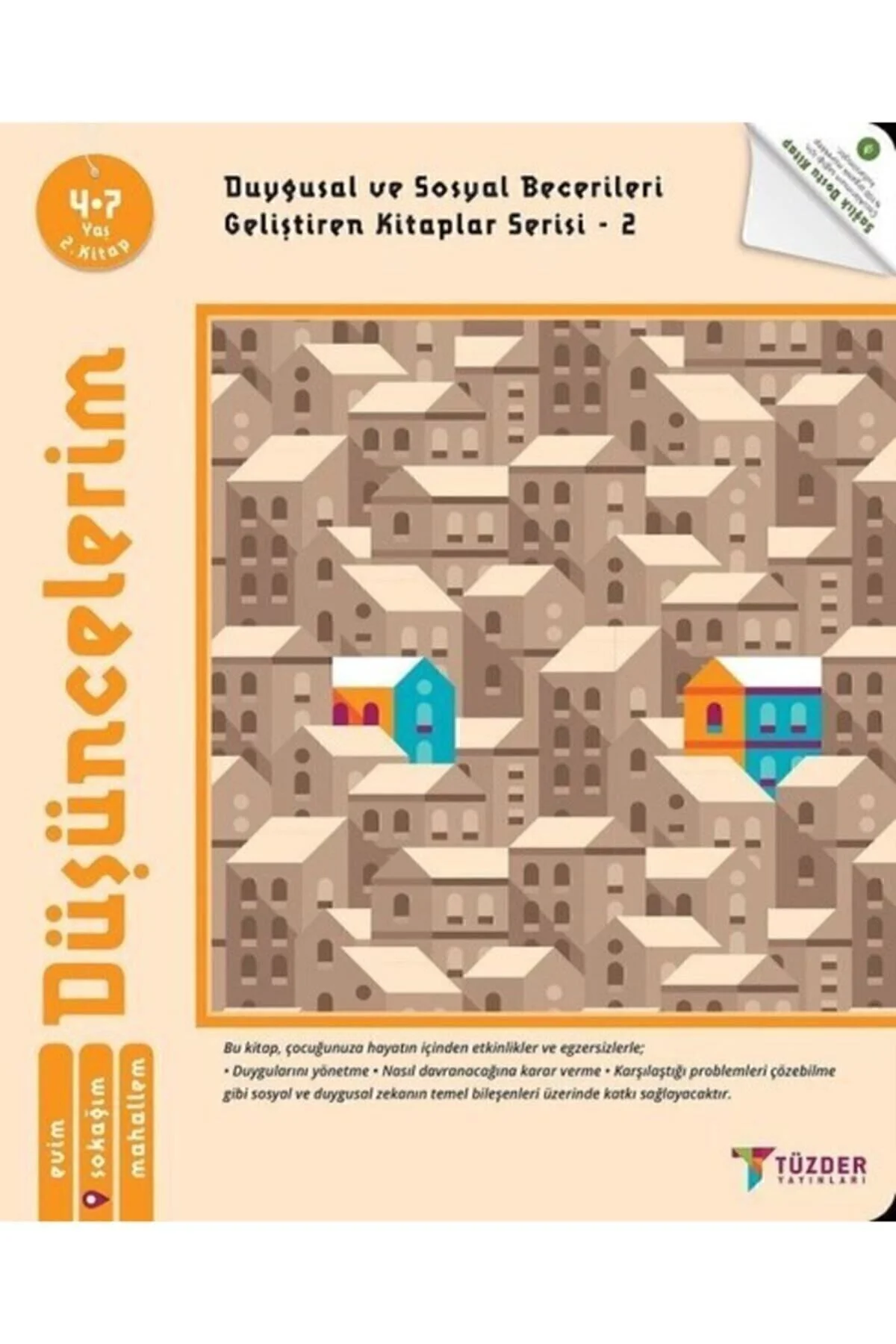 Düşüncelerim Kitabı 4-7 Yaş | Duygusal ve Sosyal Beceriler Serisi - TÜZDER Yayınları Görsel 5