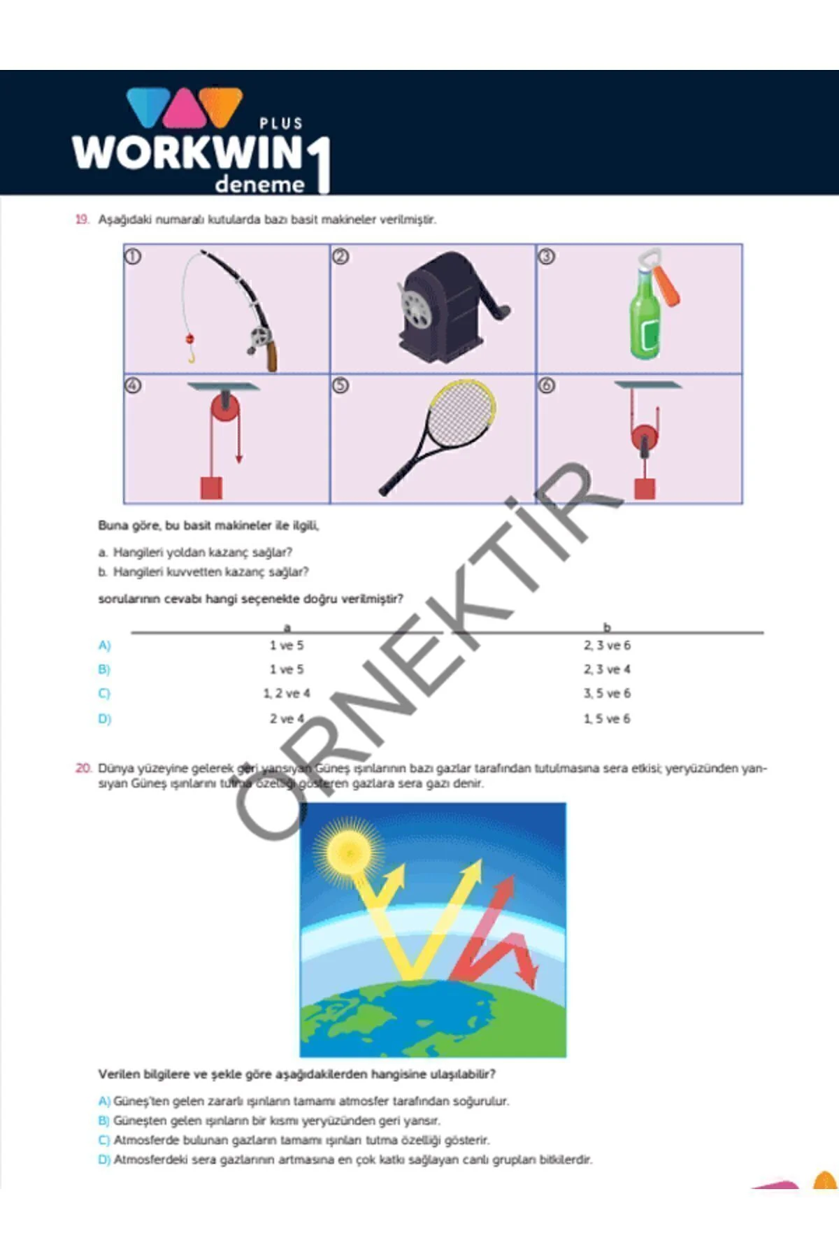 Workwin Plus Lgs 5'li Deneme Seti Sözel-sayısal - workwin Görsel 6