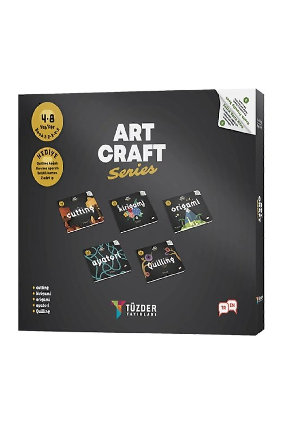 ART CRAFT El Becerileri Seti 4-8 Yaş | 5 Kitap