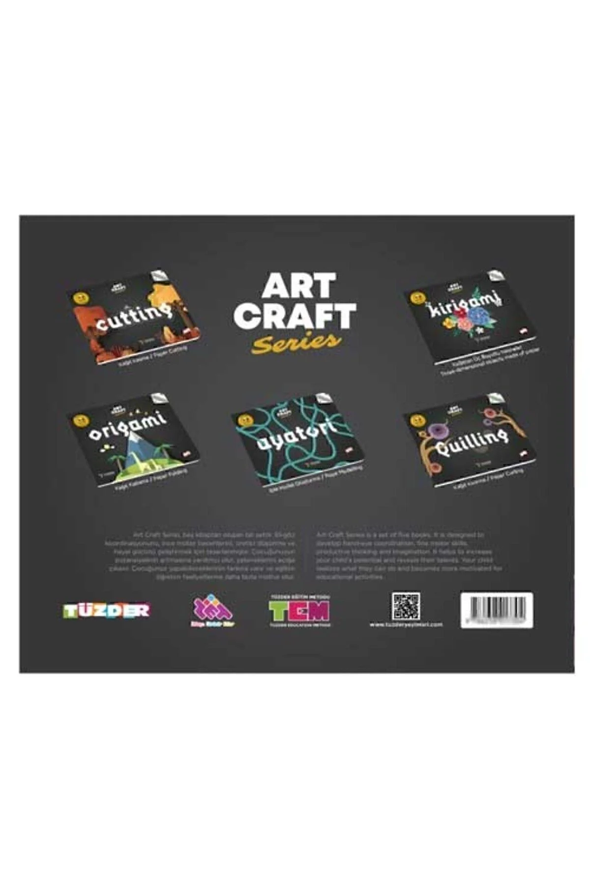 ART CRAFT El Becerileri Seti 4-8 Yaş | 5 Kitap - TÜZDER Yayınları Görsel 7