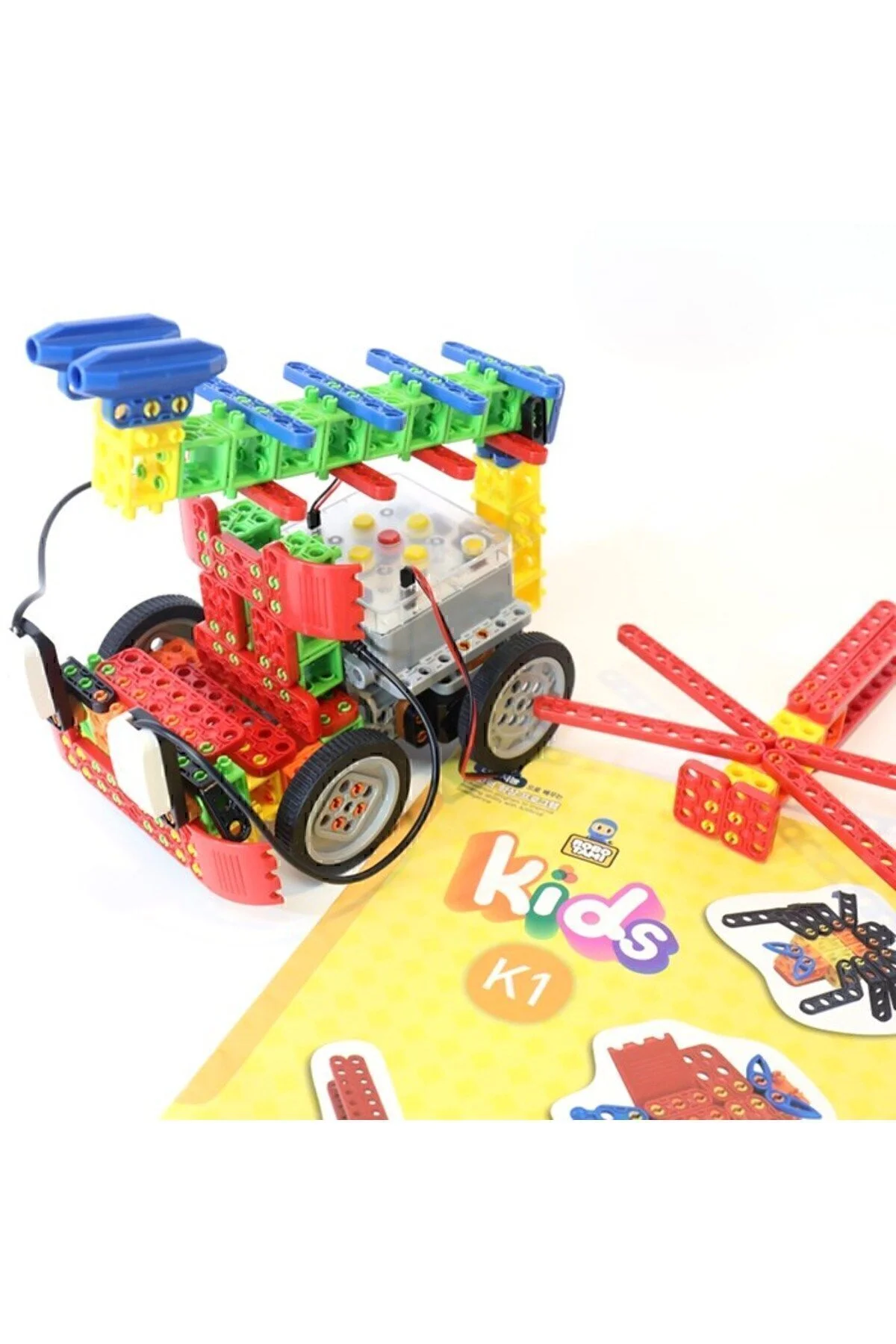 ROBOTAMI KIDS BASIC Mekanik-Elektronik Robotik Seti 4+ YAŞ - ROBOTRON Görsel 8