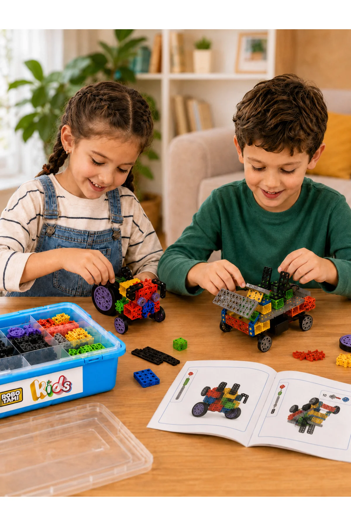 ROBOTAMI KIDS BASIC Mekanik-Elektronik Robotik Seti 4+ YAŞ - ROBOTRON Görsel 4