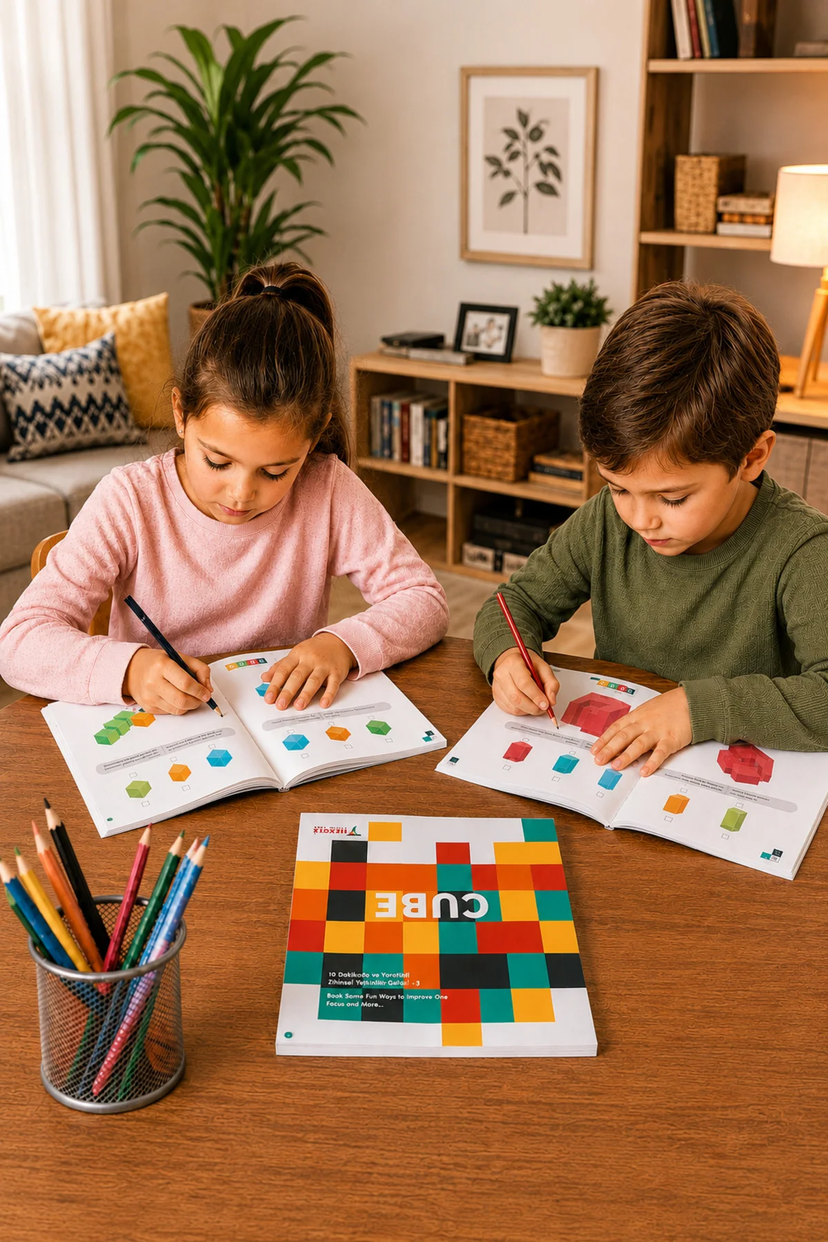 3+ Yaş 4'lü Set | IQ Dikkat ve Yetenek Geliştiren Kitaplar Serisi - TÜZDER Yayınları Görsel 3