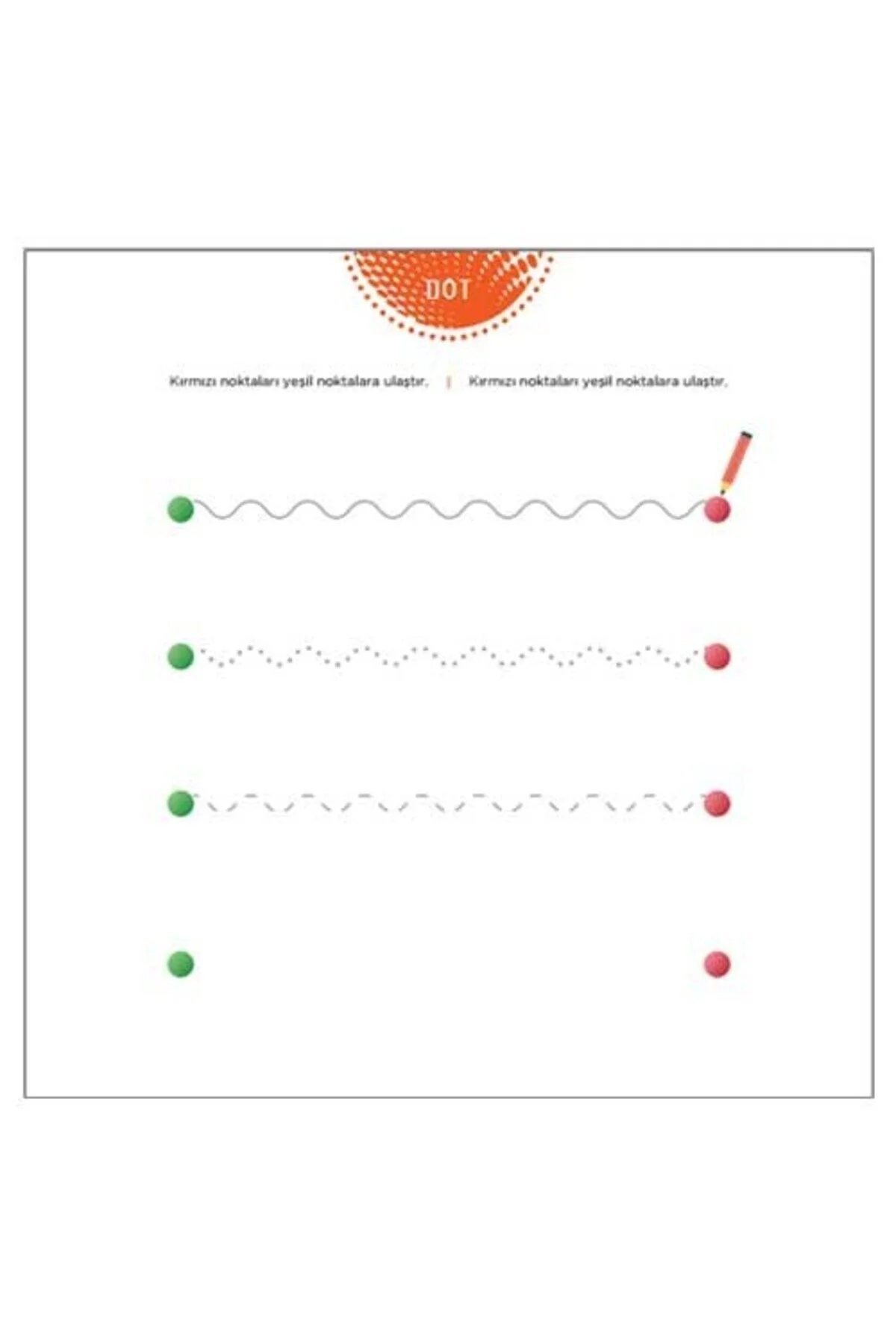 DOT 3+ Yaş | IQ Dikkat ve Yetenek Geliştiren Kitaplar Serisi - TÜZDER Yayınları Görsel 3