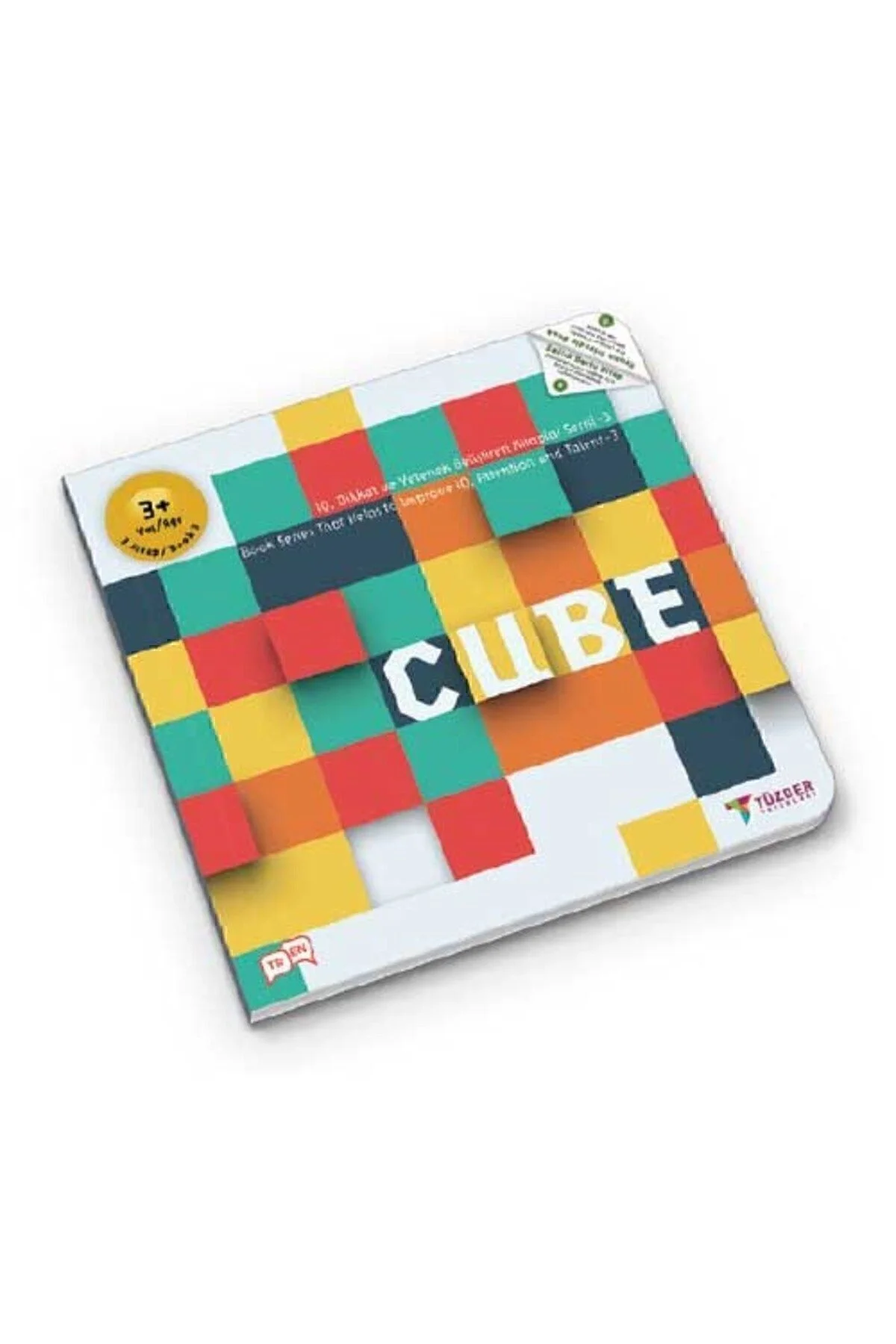 CUBE 3+ Yaş | IQ Dikkat ve Yetenek Geliştiren Kitaplar Serisi