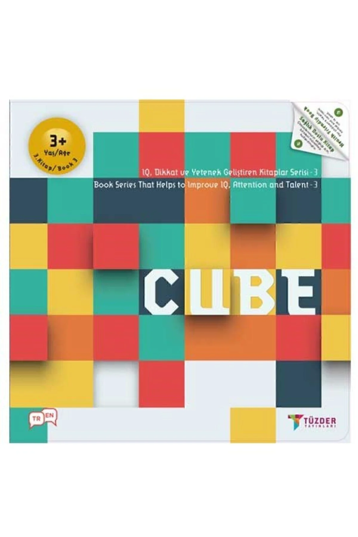 CUBE 3+ Yaş | IQ Dikkat ve Yetenek Geliştiren Kitaplar Serisi - TÜZDER Yayınları Görsel 2