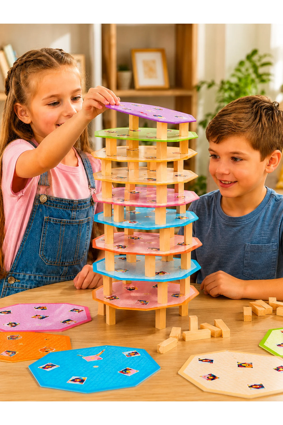 Balance Tower Zeka ve Akıl Oyunu 7+ Yaş 2 Oyuncu - Zetzeka Görsel 4