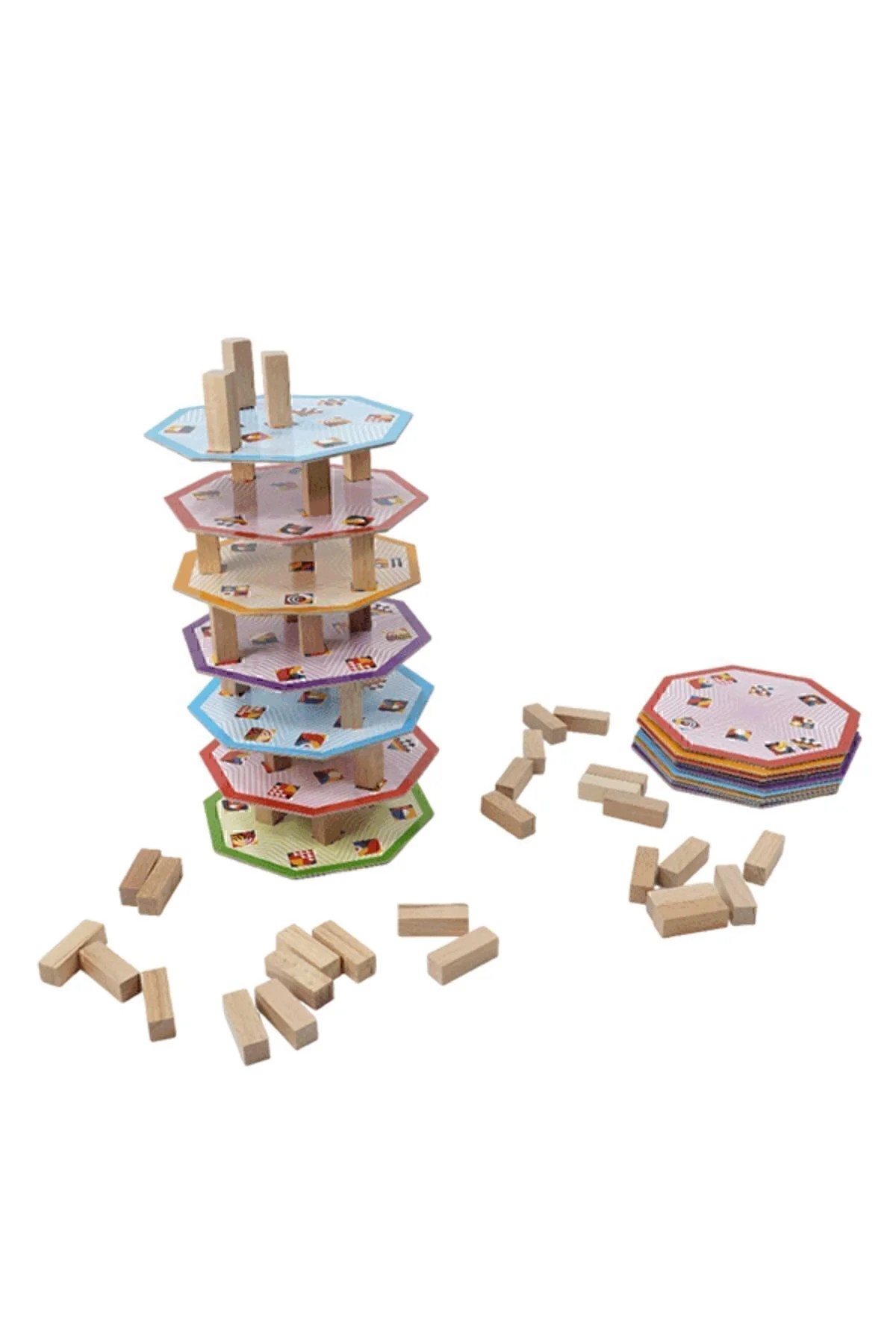 Balance Tower Zeka ve Akıl Oyunu 7+ Yaş 2 Oyuncu - Zetzeka Görsel 8