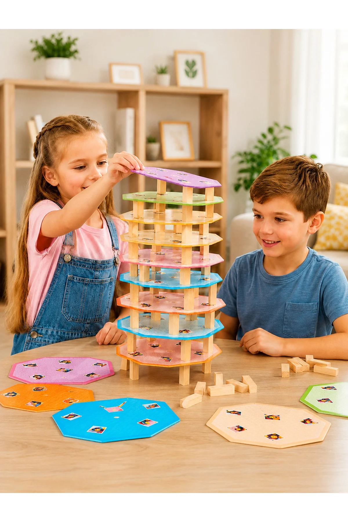 Balance Tower Zeka ve Akıl Oyunu 7+ Yaş 2 Oyuncu - Zetzeka Görsel 2