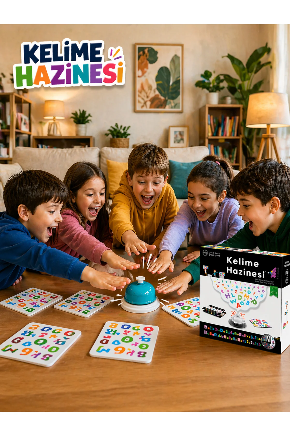 Kelime Hazinesi Zeka ve Akıl Oyunu 6+ Yaş 2+ Oyuncu - Zetzeka Görsel 2