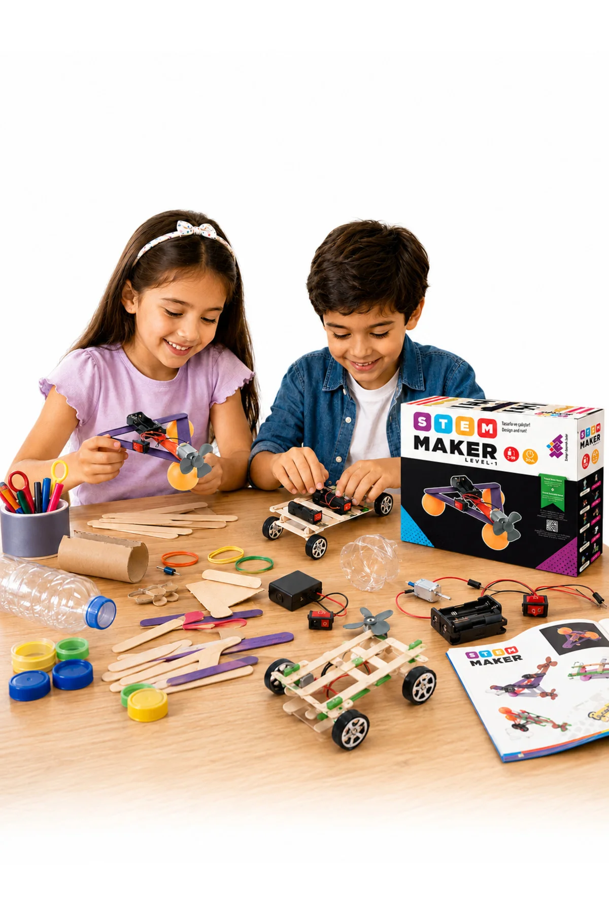 STEAM Maker Elektronik Seti Level-1 5+ Yaş 1+ Oyuncu (Sadece Elektronik Malzemeler) - Zetzeka Görsel 4