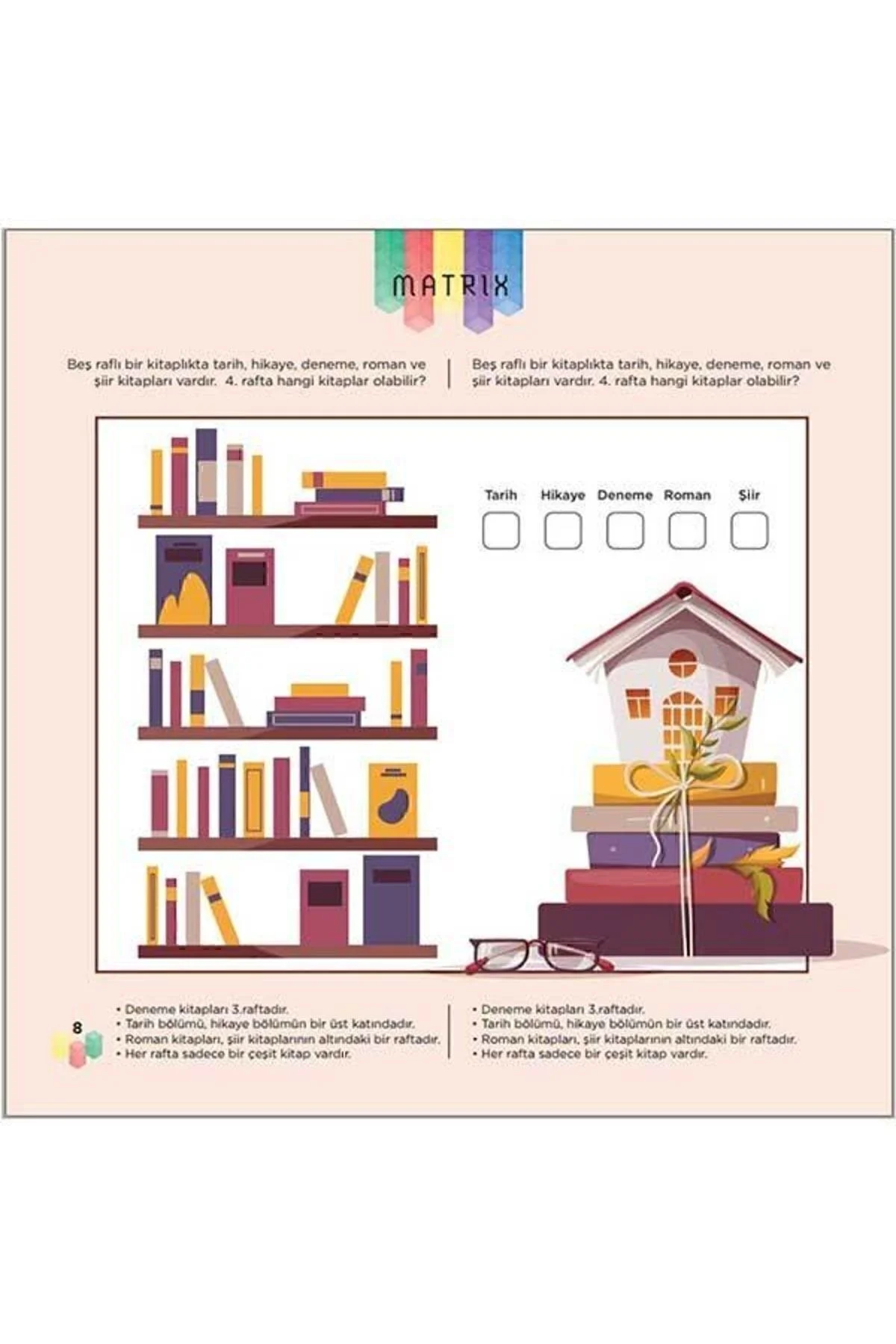 9+ Yaş 6'lı Set | IQ, Dikkat ve Yetenek Geliştiren Kitaplar Serisi - TÜZDER Yayınları Görsel 8