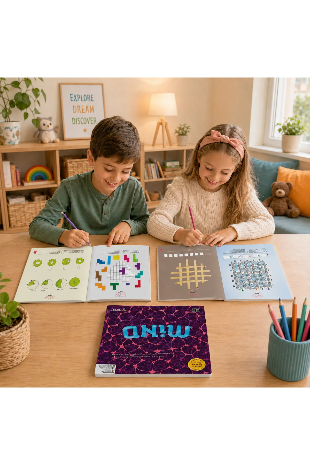 8+ Yaş 9'lu Set | IQ Dikkat ve Yetenek Geliştiren Kitaplar Serisi - TÜZDER Yayınları Görsel 4