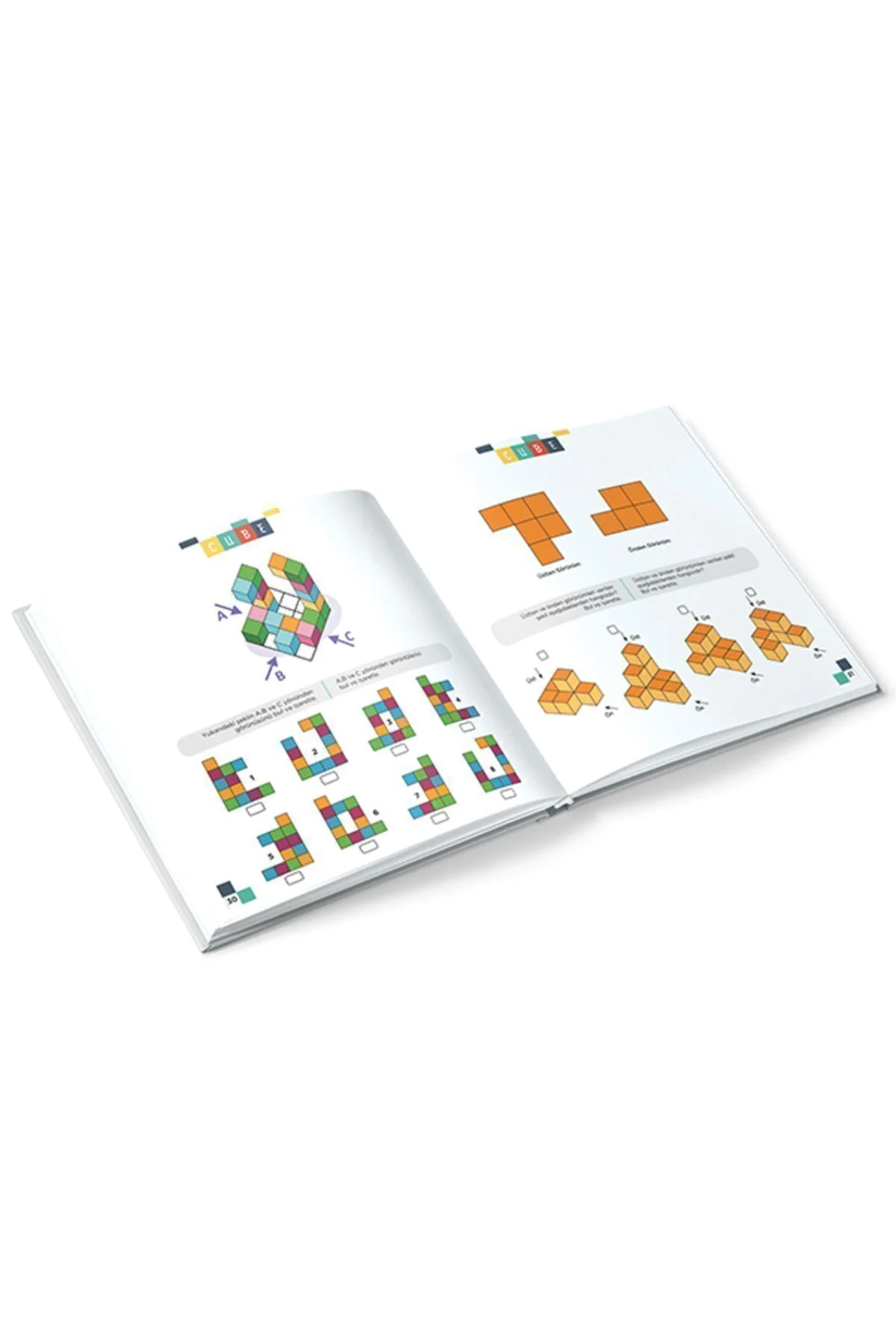 CUBE 8+ Yaş | IQ, Dikkat ve Yetenek Geliştiren Kitaplar Serisi - TÜZDER Yayınları Görsel 3