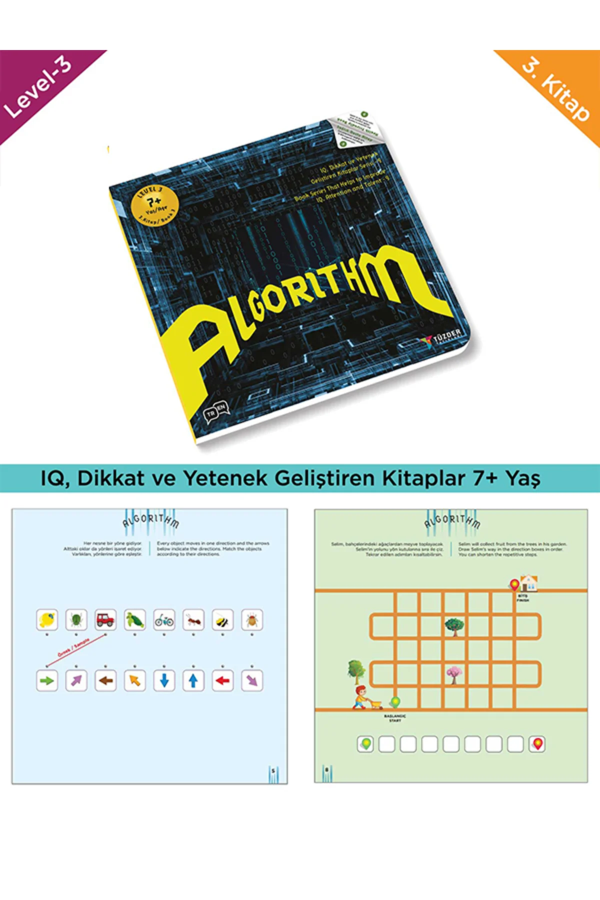 7+ Yaş 9'lu Set (level-1-2-3) + Pingu İle Yeni Dünya - TÜZDER Yayınları Görsel 5