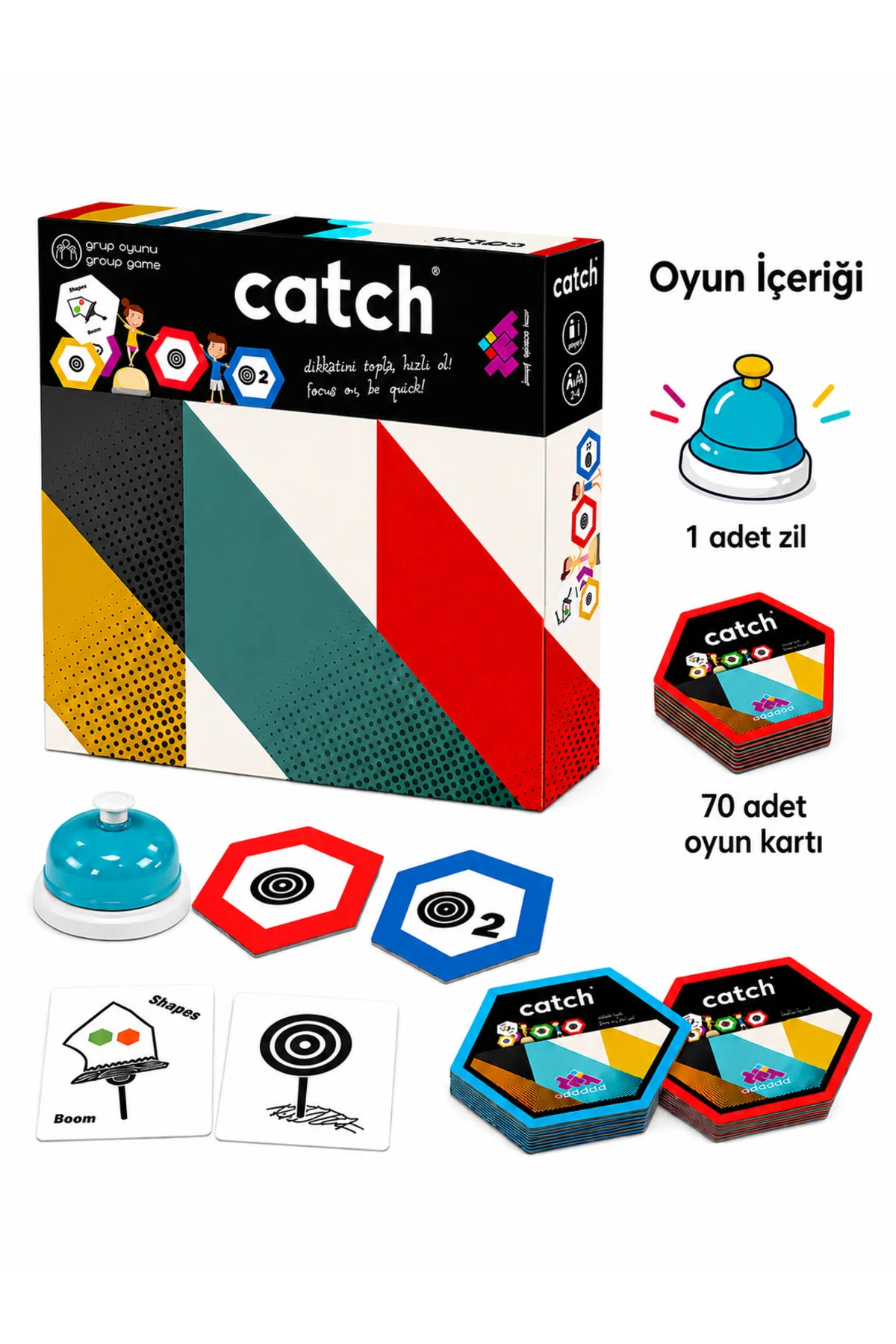 Catch Zeka ve Akıl Oyunu 4+ Yaş 2-6 Oyuncu - Zetzeka Görsel 3