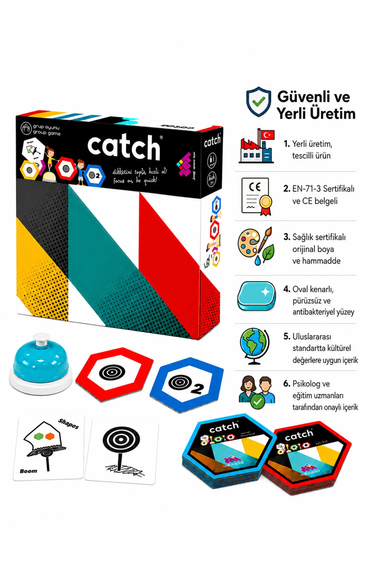 Catch Zeka ve Akıl Oyunu 4+ Yaş 2-6 Oyuncu - Zetzeka Görsel 7
