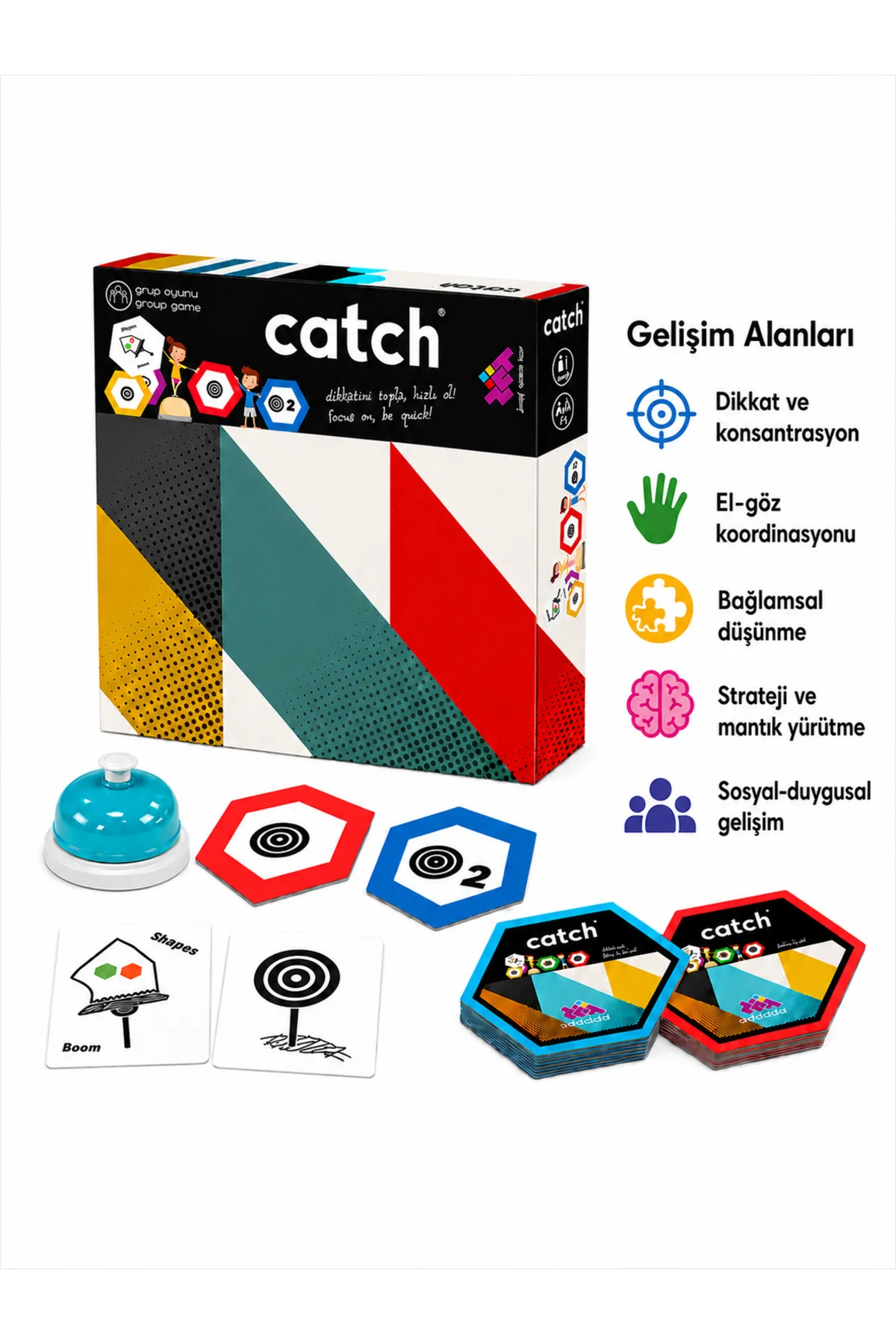 Catch Zeka ve Akıl Oyunu 4+ Yaş 2-6 Oyuncu - Zetzeka Görsel 6