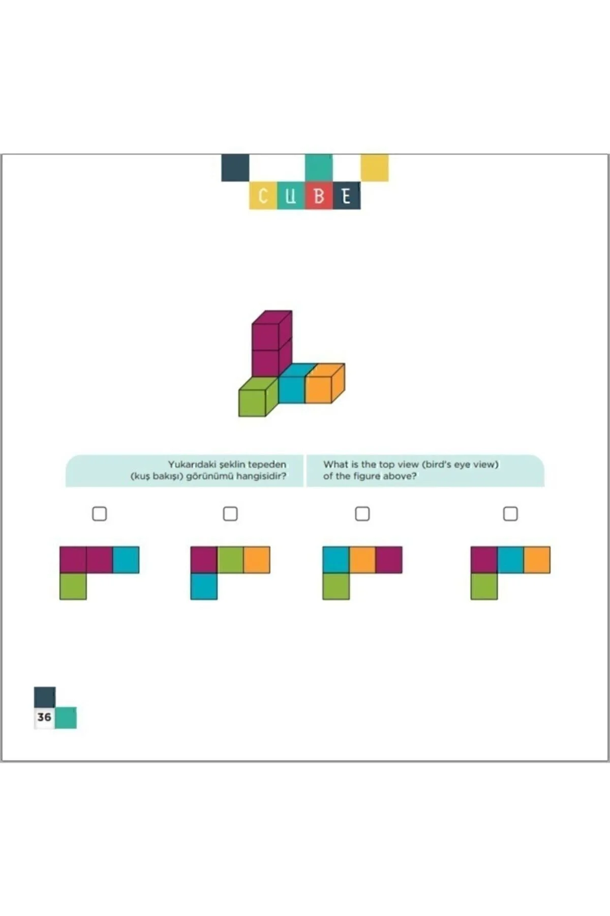 CUBE 5+ Yaş | IQ Dikkat ve Yetenek Geliştiren Kitaplar Serisi - TÜZDER Yayınları Görsel 5