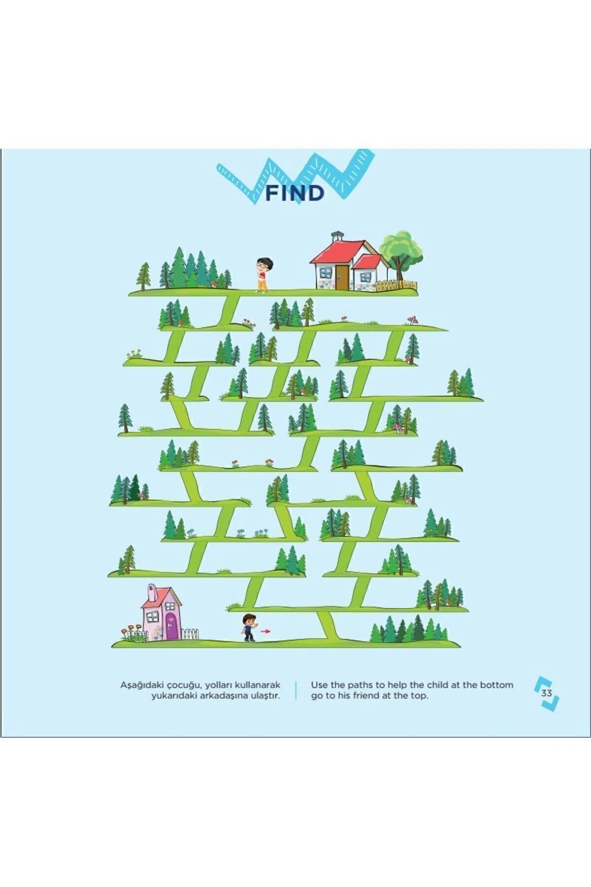FIND 5+ Yaş | IQ Dikkat ve Yetenek Geliştiren Kitaplar Serisi - TÜZDER Yayınları Görsel 4