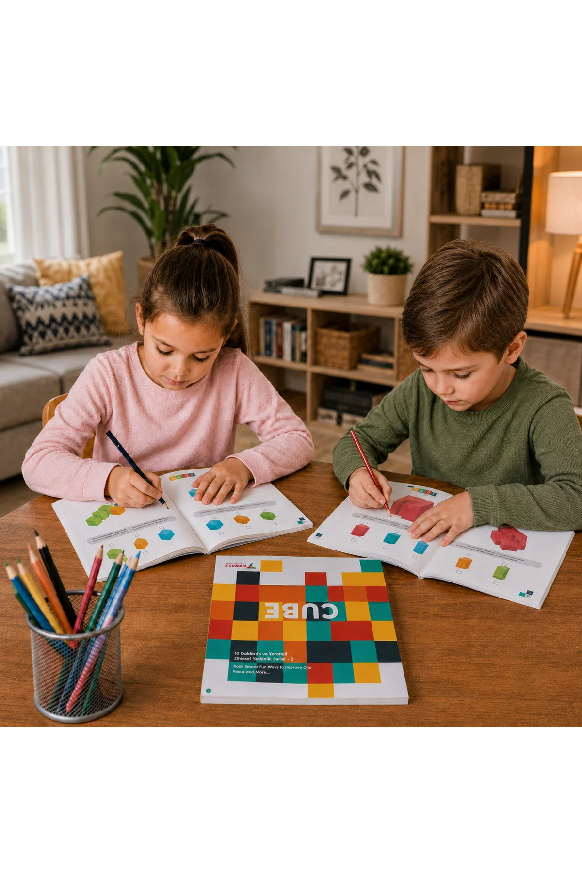 7+ Yaş 9’lu Set | IQ Dikkat ve Yetenek Geliştiren Kitaplar Serisi - TÜZDER Yayınları Görsel 2