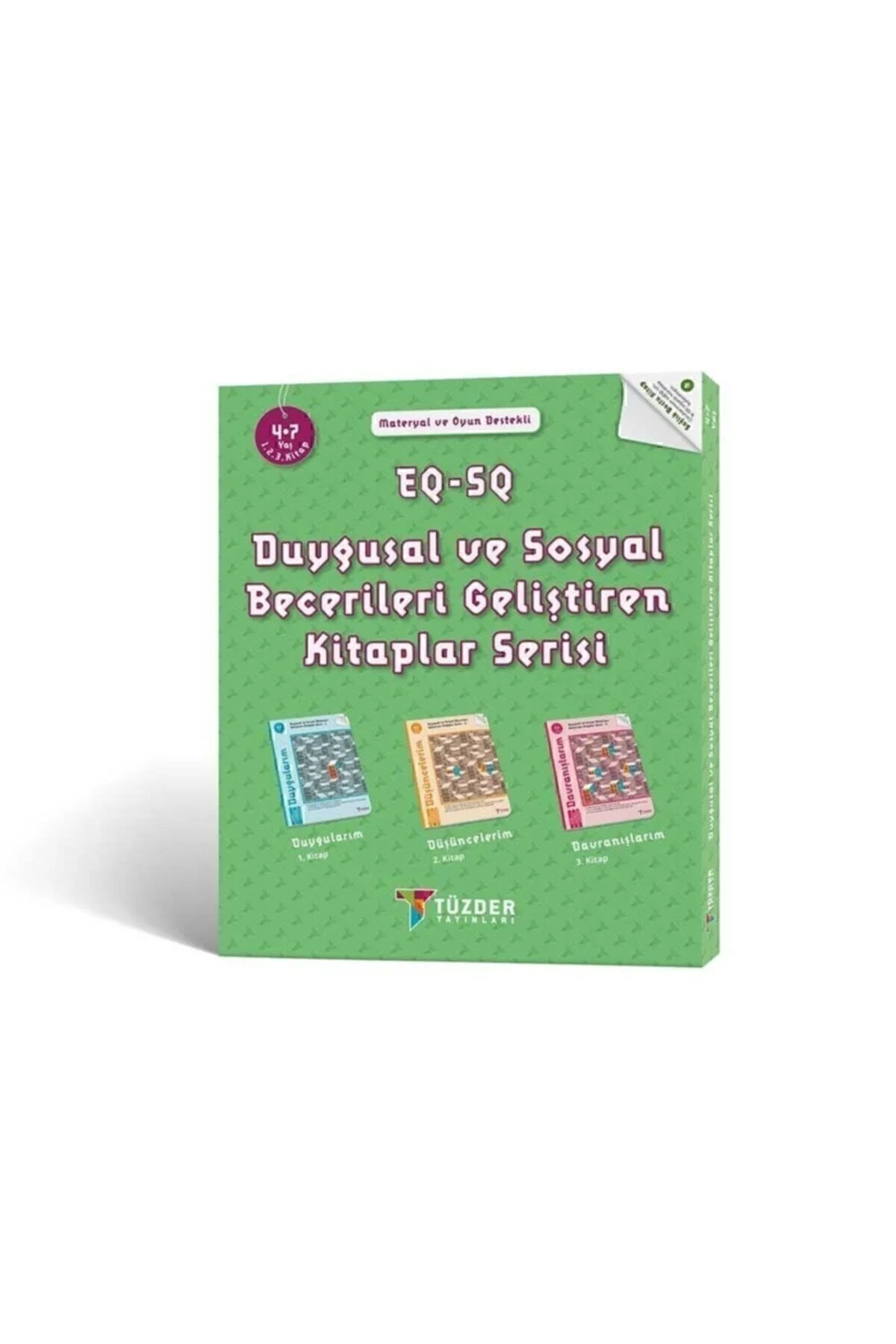 EQ-SQ 4-7 Yaş Duygusal ve Sosyal Becerileri Geliştiren Kitaplar Seti - TÜZDER Yayınları Görsel 8