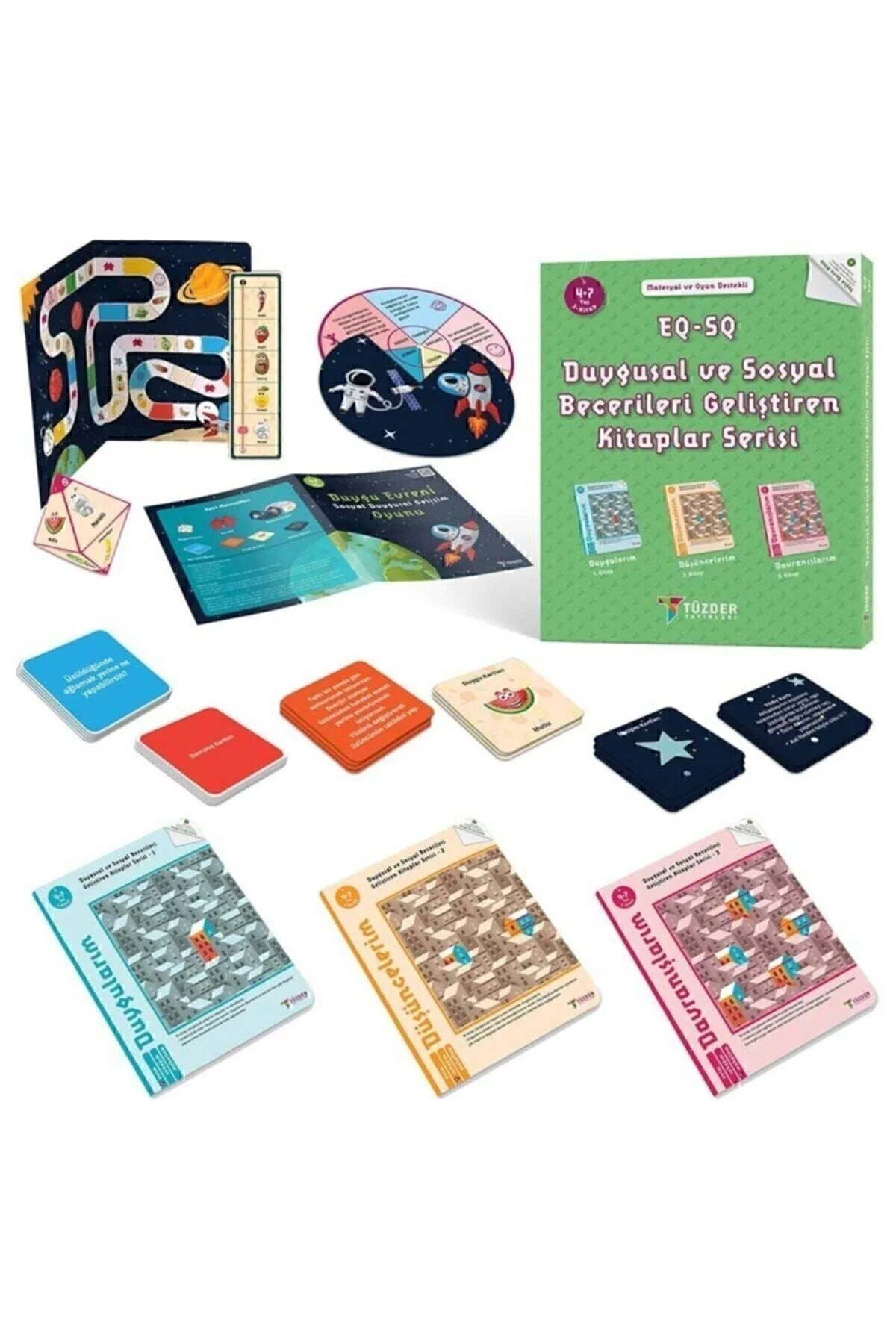 EQ-SQ 4-7 Yaş Duygusal ve Sosyal Becerileri Geliştiren Kitaplar Seti