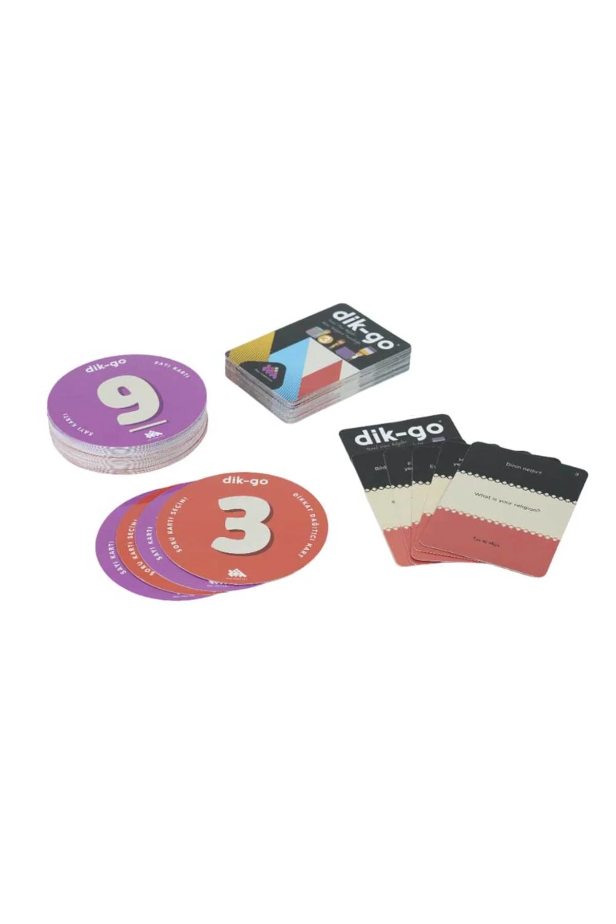 DİK-GO (Temel Dini Bilgiler) Zeka Oyunu 6+ Yaş 2-8 Oyuncu - Roses Store Görsel 4