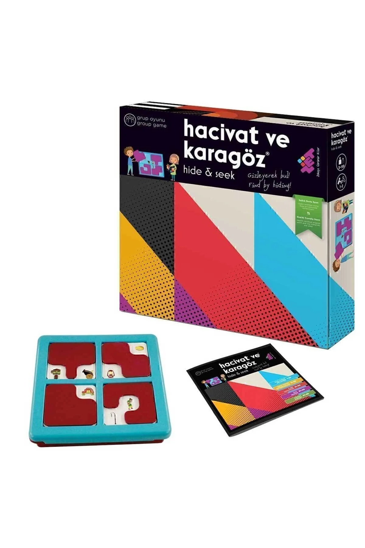 Hacivat ve Karagöz Puzzle Dikkat ve Zeka Oyunu 3+ Yaş 1+ Oyuncu