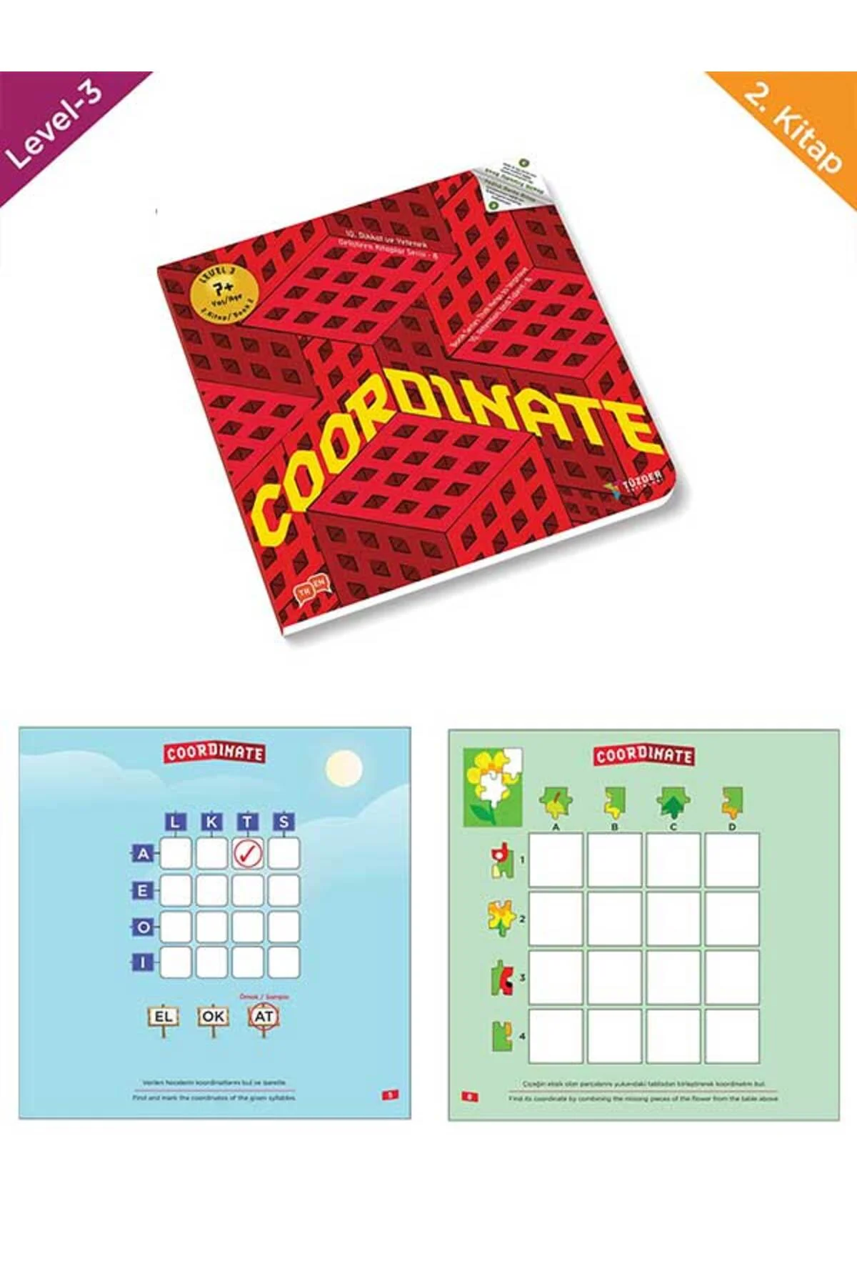 COORDINATE 7+ Yaş | IQ Dikkat ve Yetenek Geliştiren Kitaplar Serisi - TÜZDER Yayınları Görsel 6