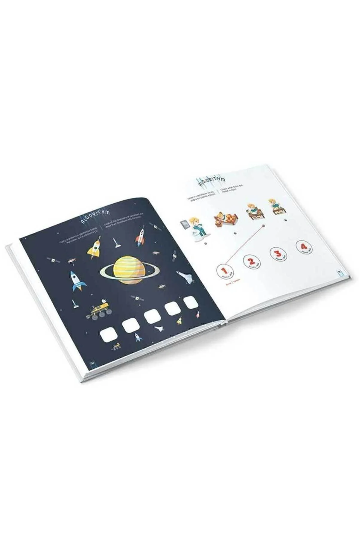 ALGORITHM 5+ Yaş | IQ, Dikkat ve Yetenek Geliştiren Kitaplar Serisi - TÜZDER Yayınları Görsel 3