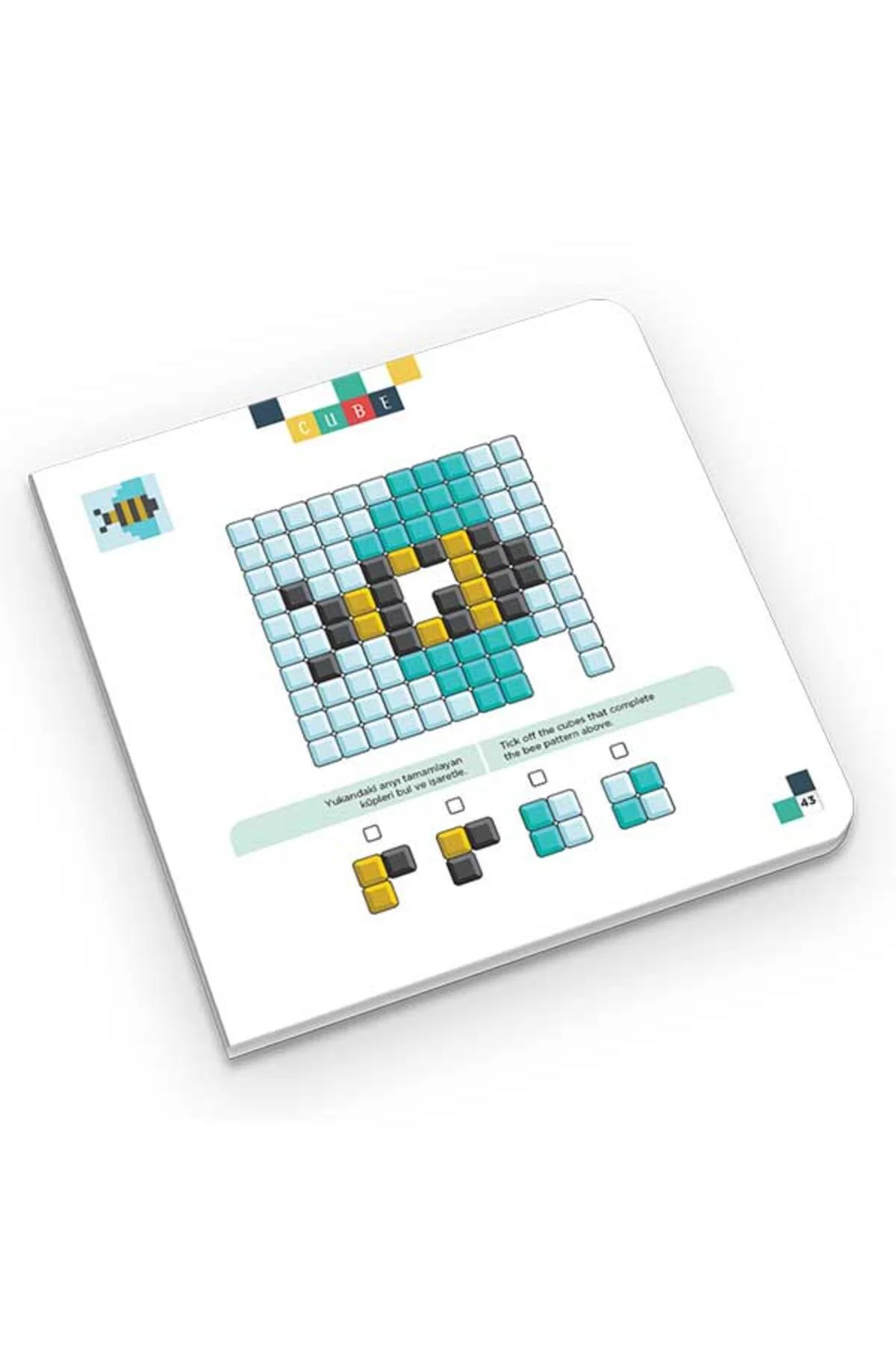 CUBE 5+ Yaş | IQ Dikkat ve Yetenek Geliştiren Kitaplar Serisi - TÜZDER Yayınları Görsel 2