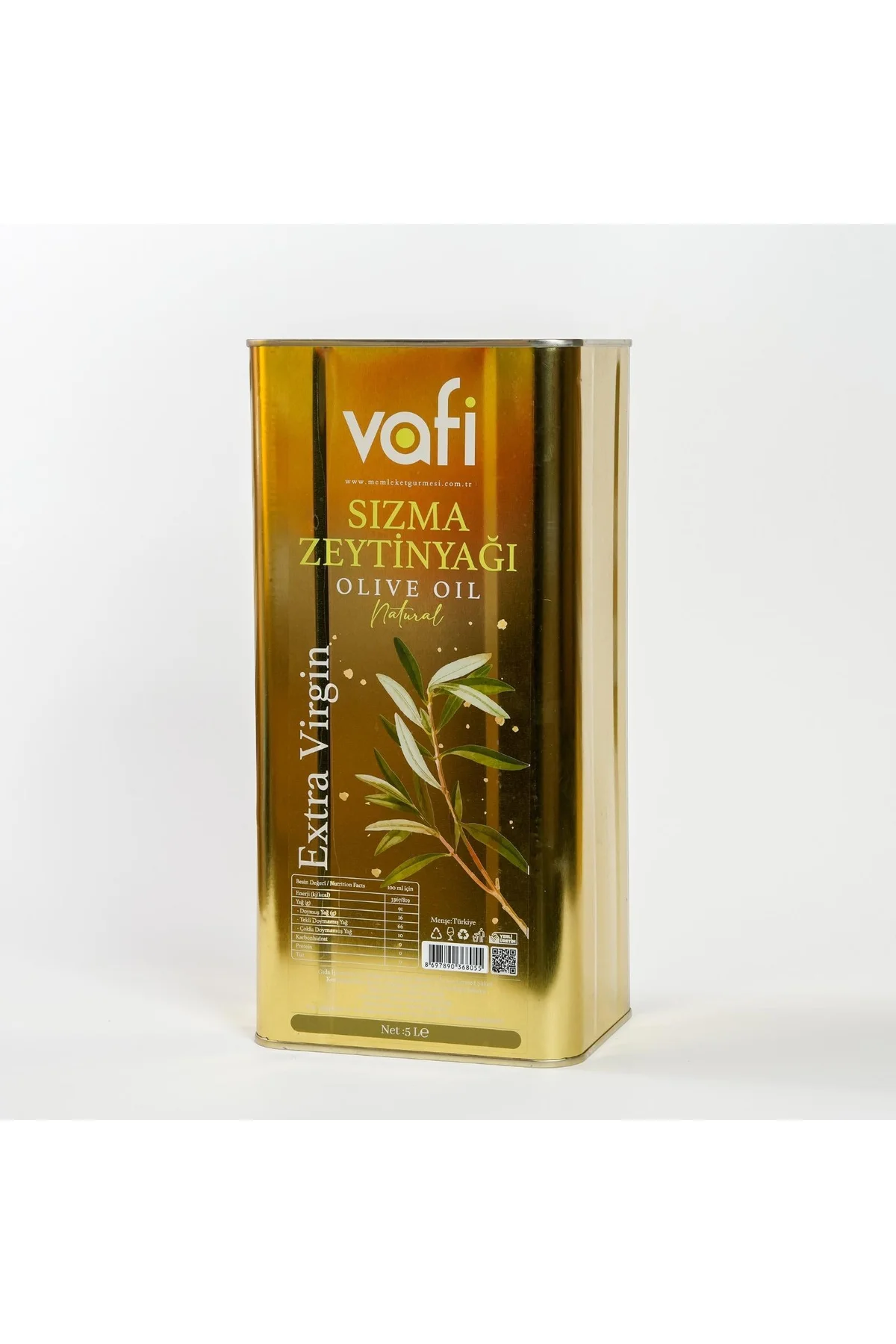 Vafi Naturel Sızma Zeytinyağı 5 lt  1 ADET