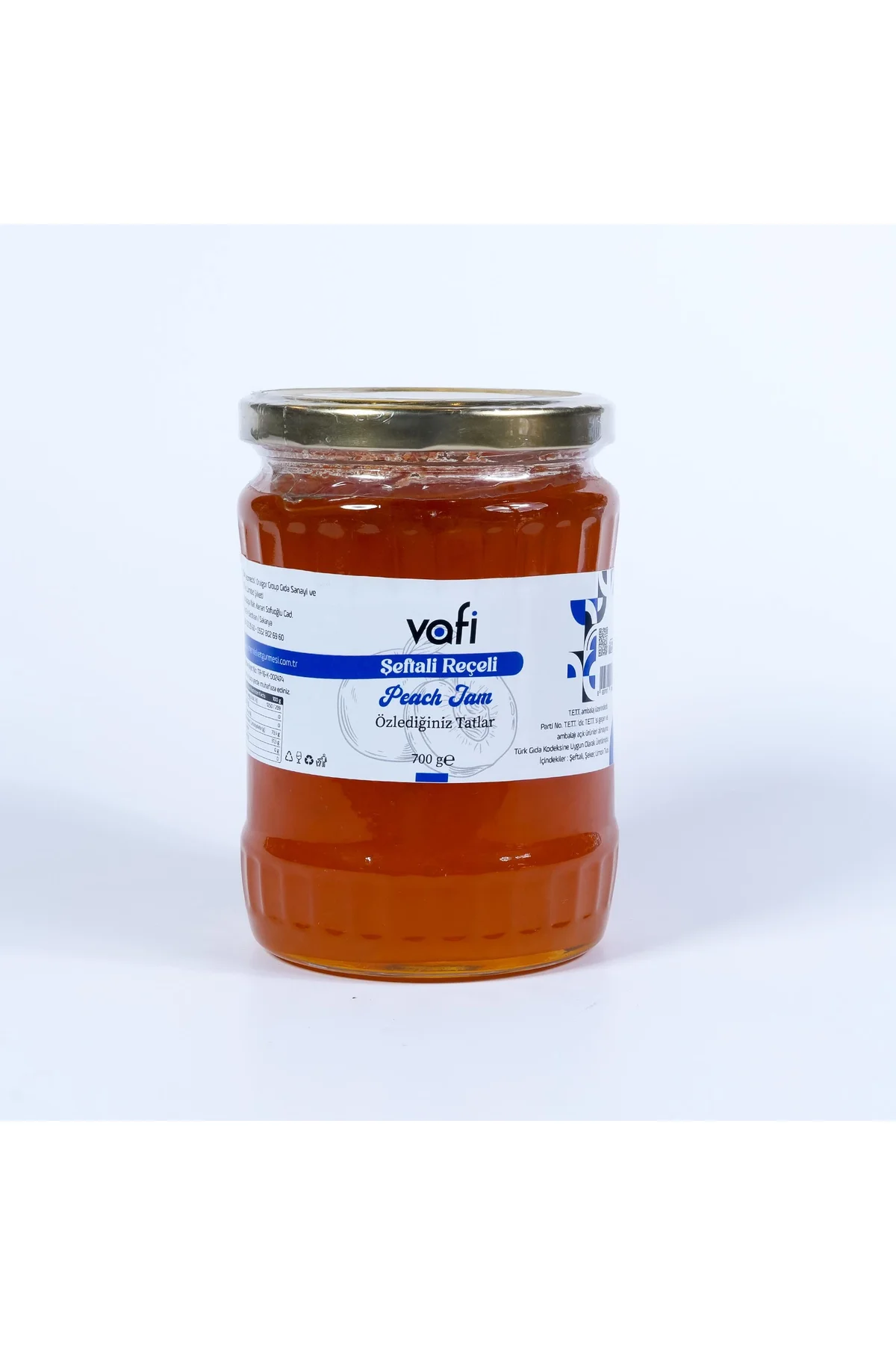 Vafi Şeftali Reçeli 700 gr MG 1 ADET