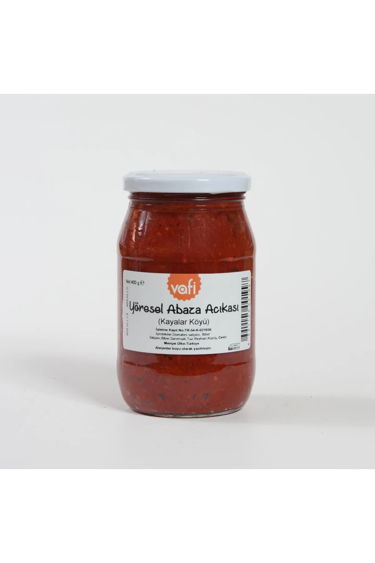 Yöresel Abaza Acıkası 400 gr 1 ADET