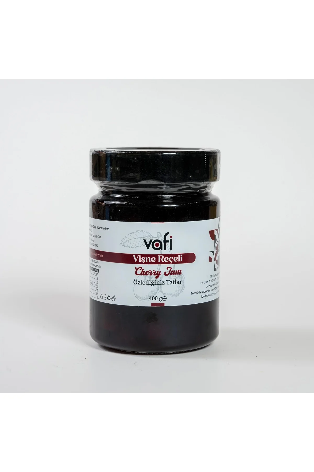 Vafi Reçel Serisi Vişne Reçeli 400 gr 1 ADET