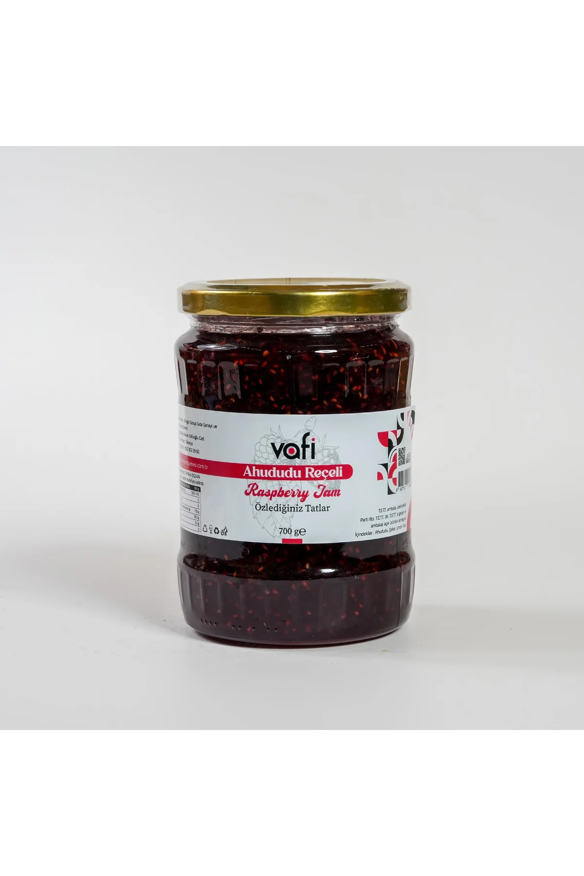 Vafi Reçel Serisi Ahududu Reçeli 700 gr 1 ADET
