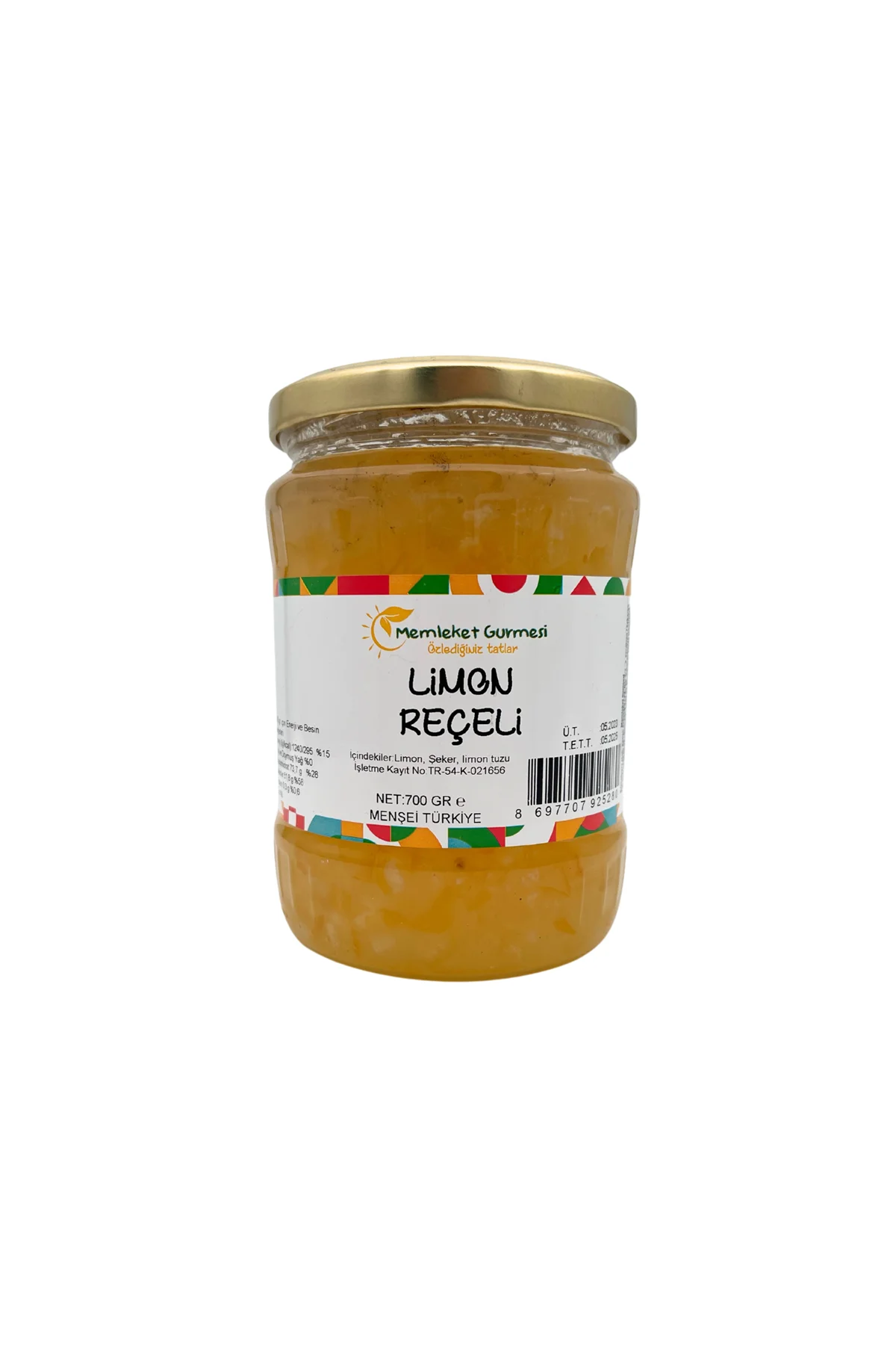 Vafi Reçel Serisi Limon Reçeli 700 gr  1 ADET