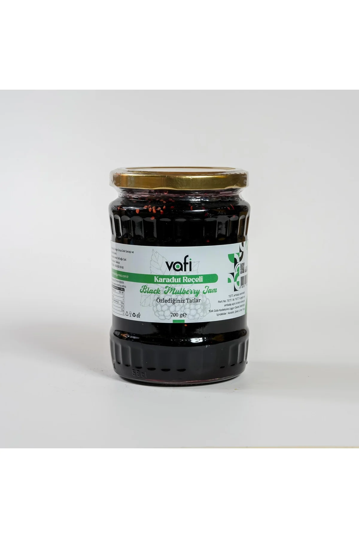 Vafi Reçel Serisi Karadut Reçeli 700 gr 1 ADET