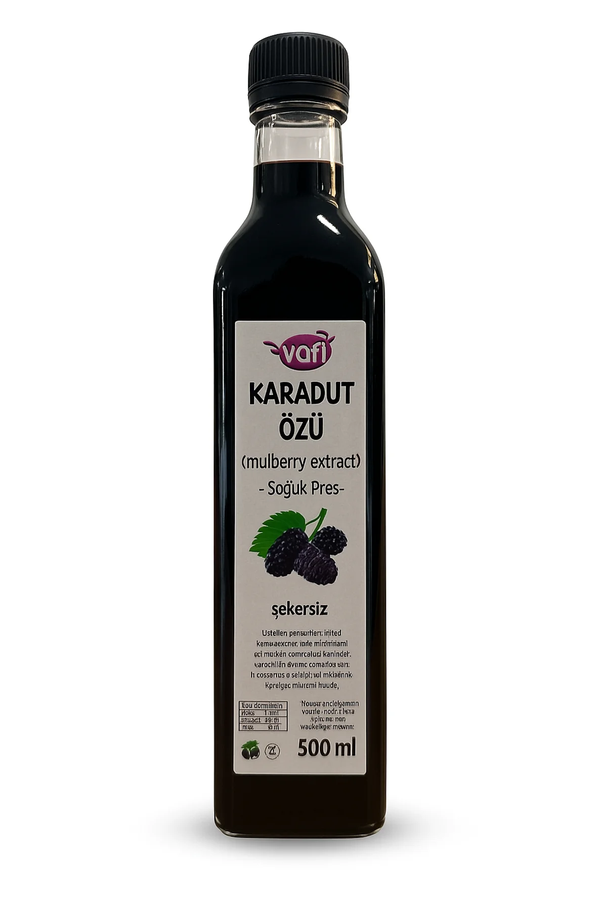 Vafi Öz Serisi Karadut Özü 700 gr (500 ml) 1 ADET
