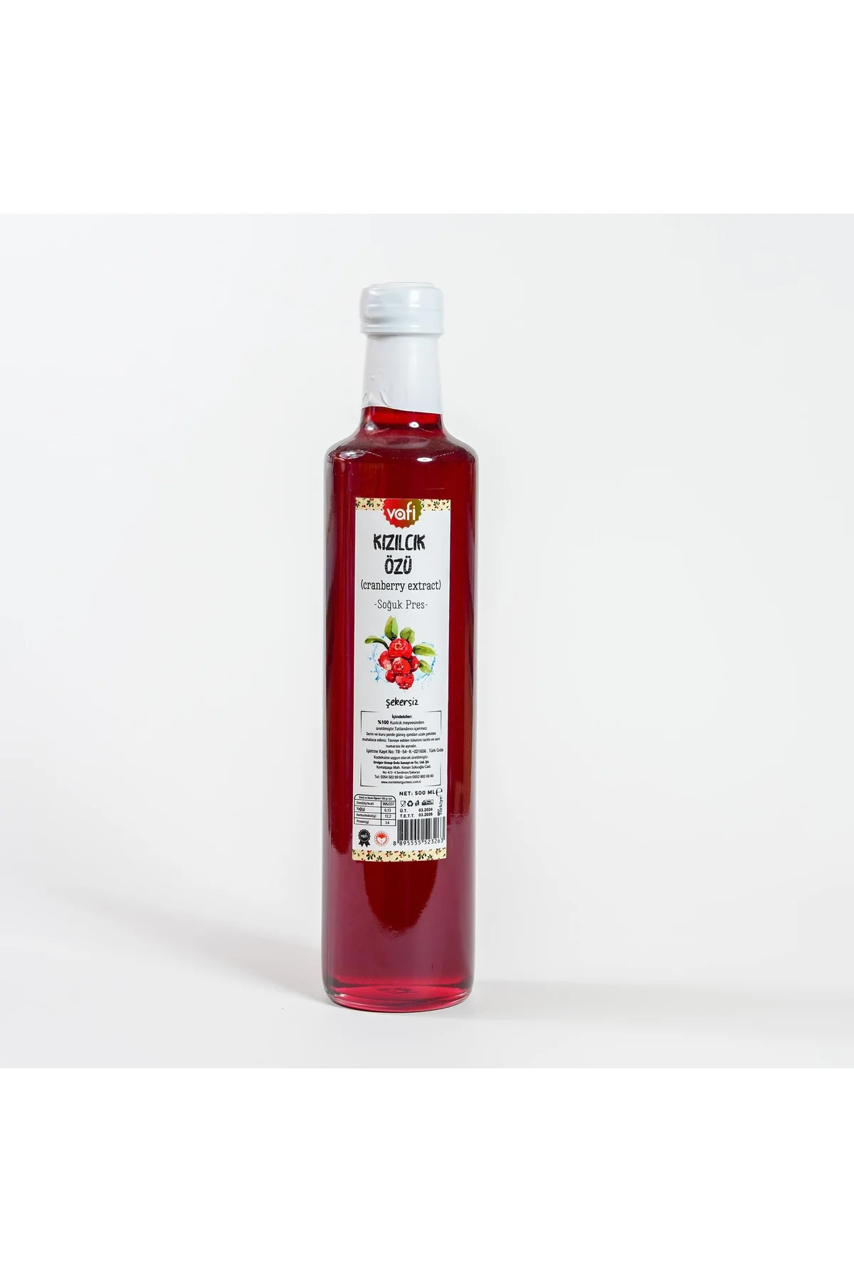 Vafi Öz Serisi Kızılcık Özü 700 gr (500  ml) 1 ADET - vafi Görsel 2