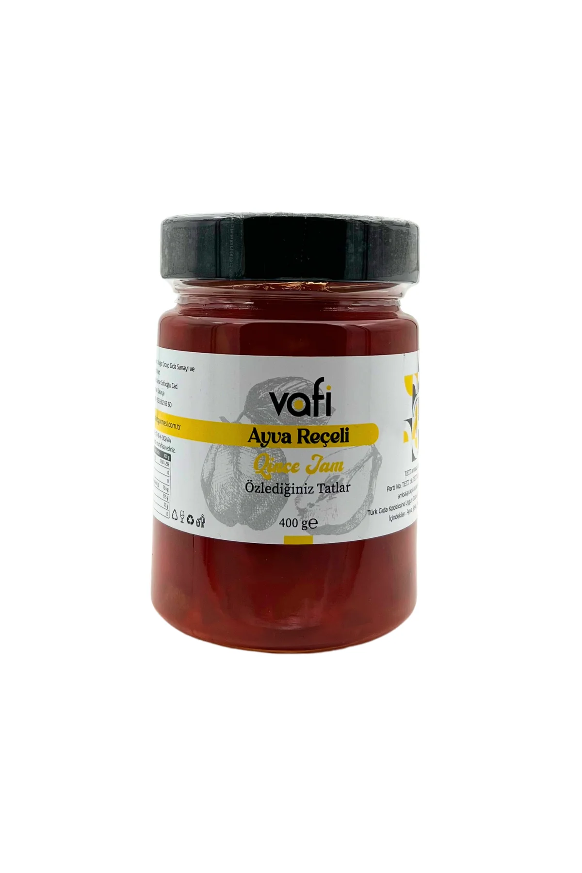 Vafi Reçel Serisi Ayva Reçeli 400 gr  1 ADET