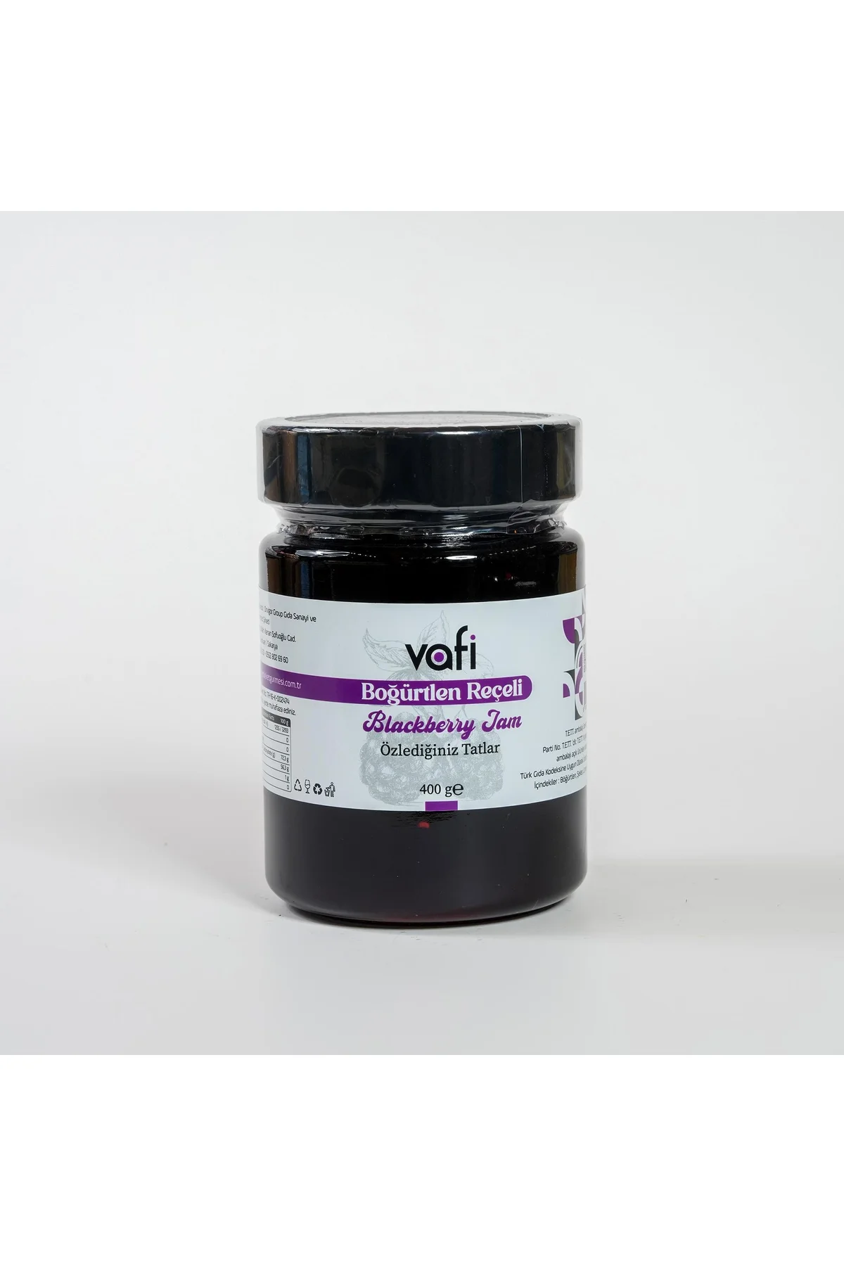 Vafi Reçel Serisi Böğürtlen Reçeli 400 gr 1 ADET