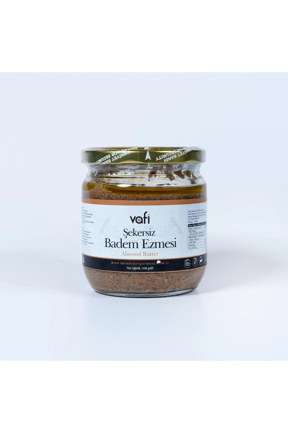 Şekersiz Badem Ezmesi 350 gr MG 1 ADET