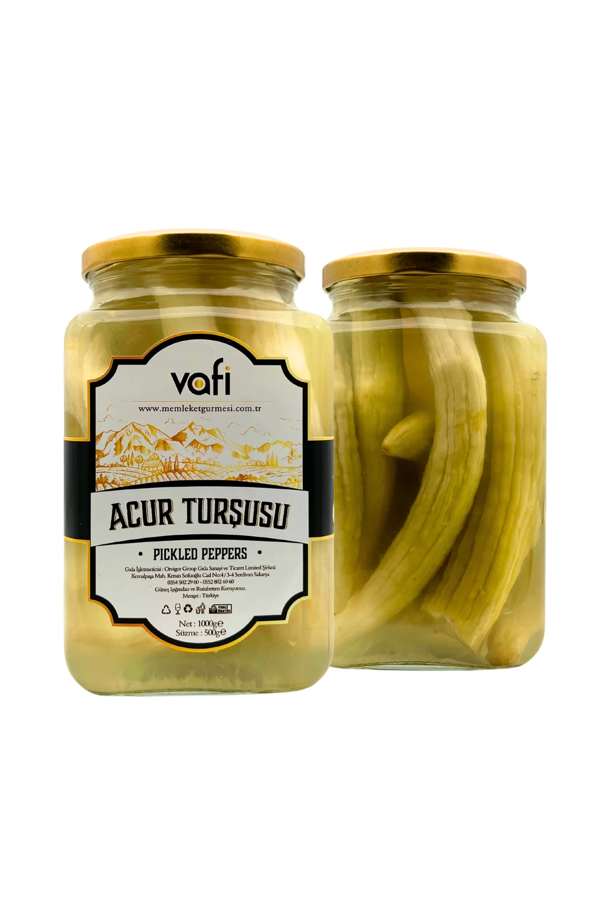 Vafi Turşu Serisi Acur Turşusu 1000cc-500gr 1 ADET