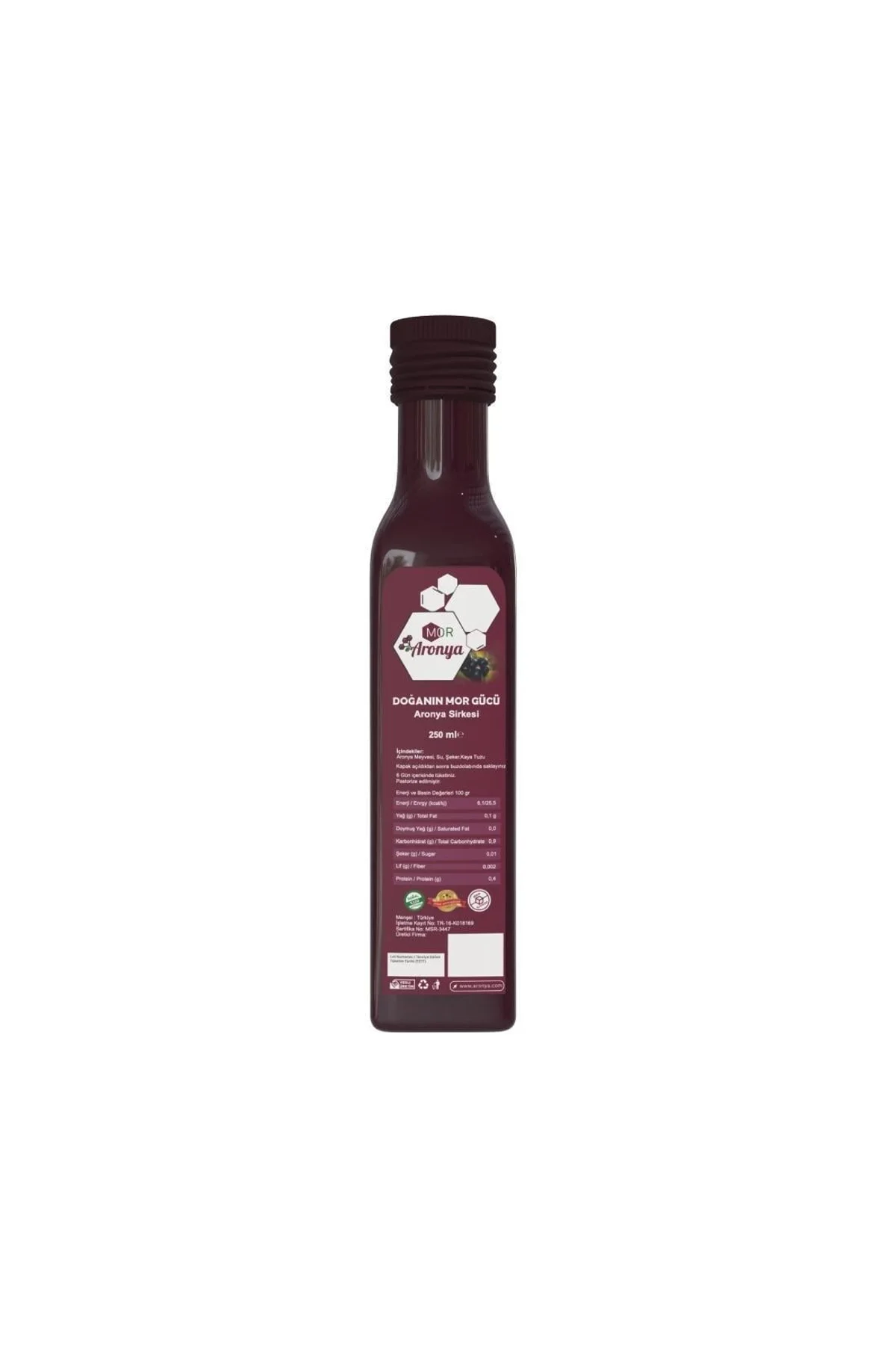 Mor Aronya Aronya Sirkesi 250 ml 1 ADET