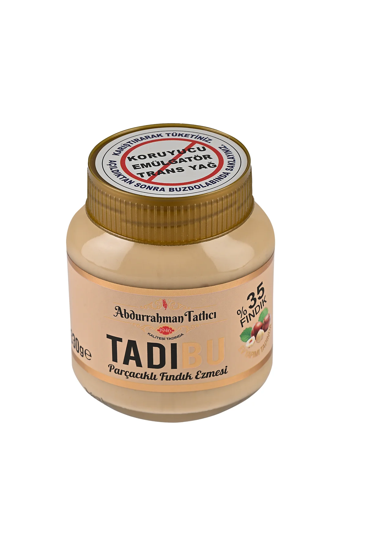 Abdurrahman Tatlıcı  Parçacıklı Fındık Ezmesi 330 gr 1 ADET